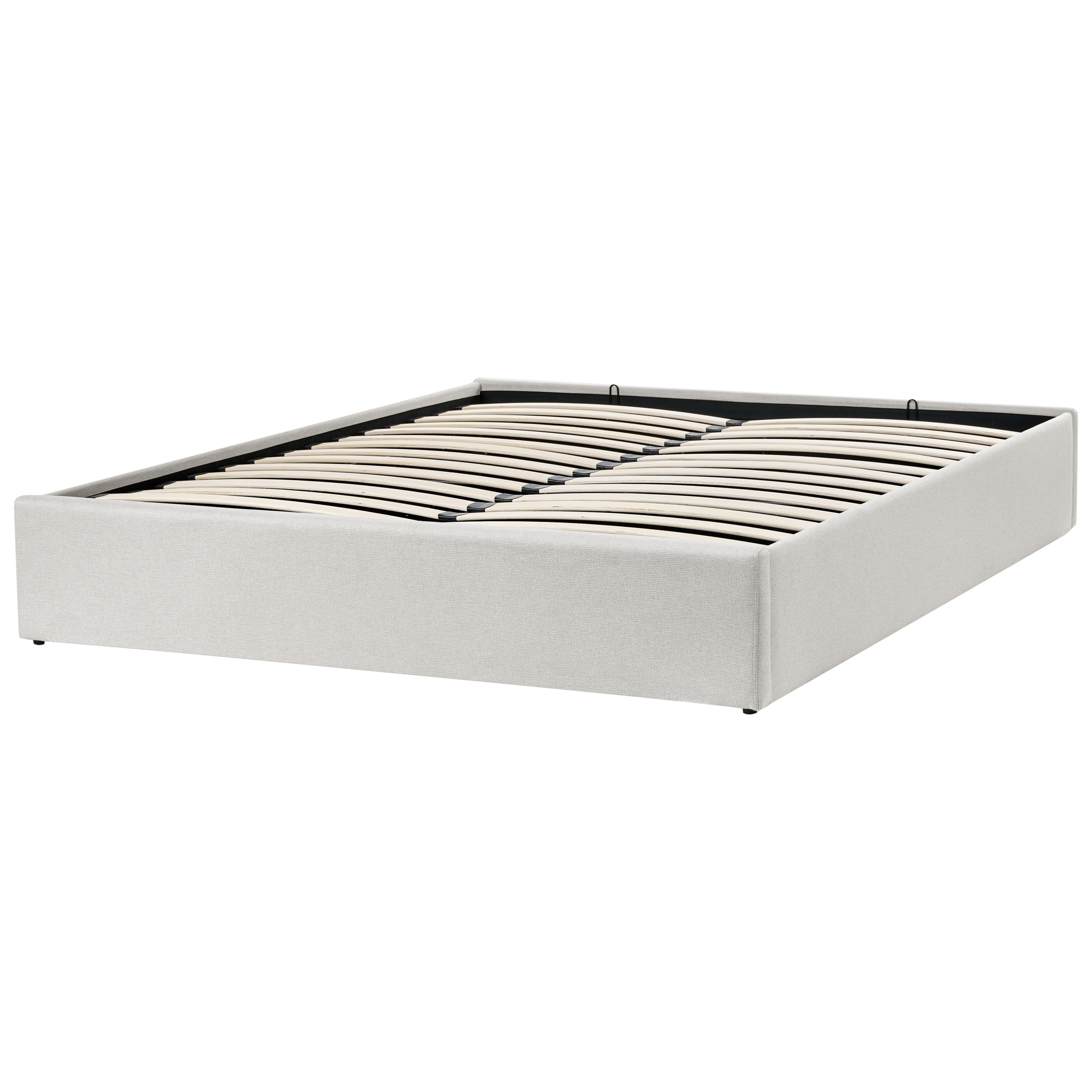 Säng med förvaring utan huvudgavel DINAN Off-White 160 x 200 cm