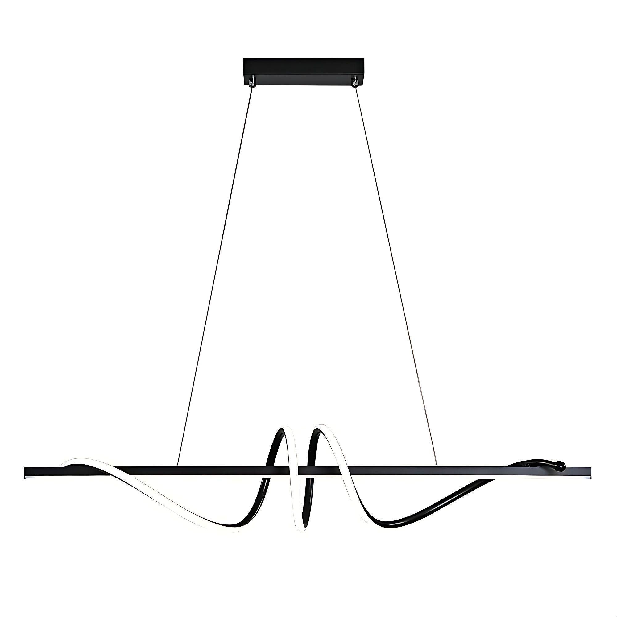 TOOLIGHT hängande taklampa LHJ023-CP 120cm LED Svart 120x20x20cm
