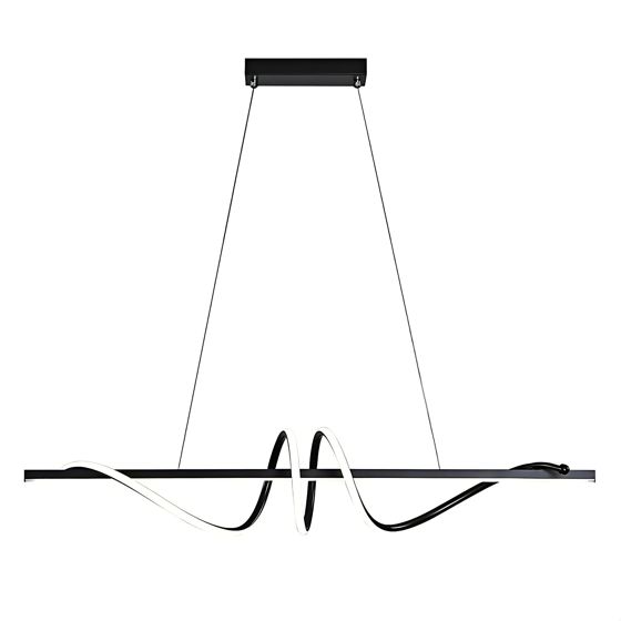 TOOLIGHT hängande taklampa LHJ023-CP 120cm LED Svart 120x20x20cm