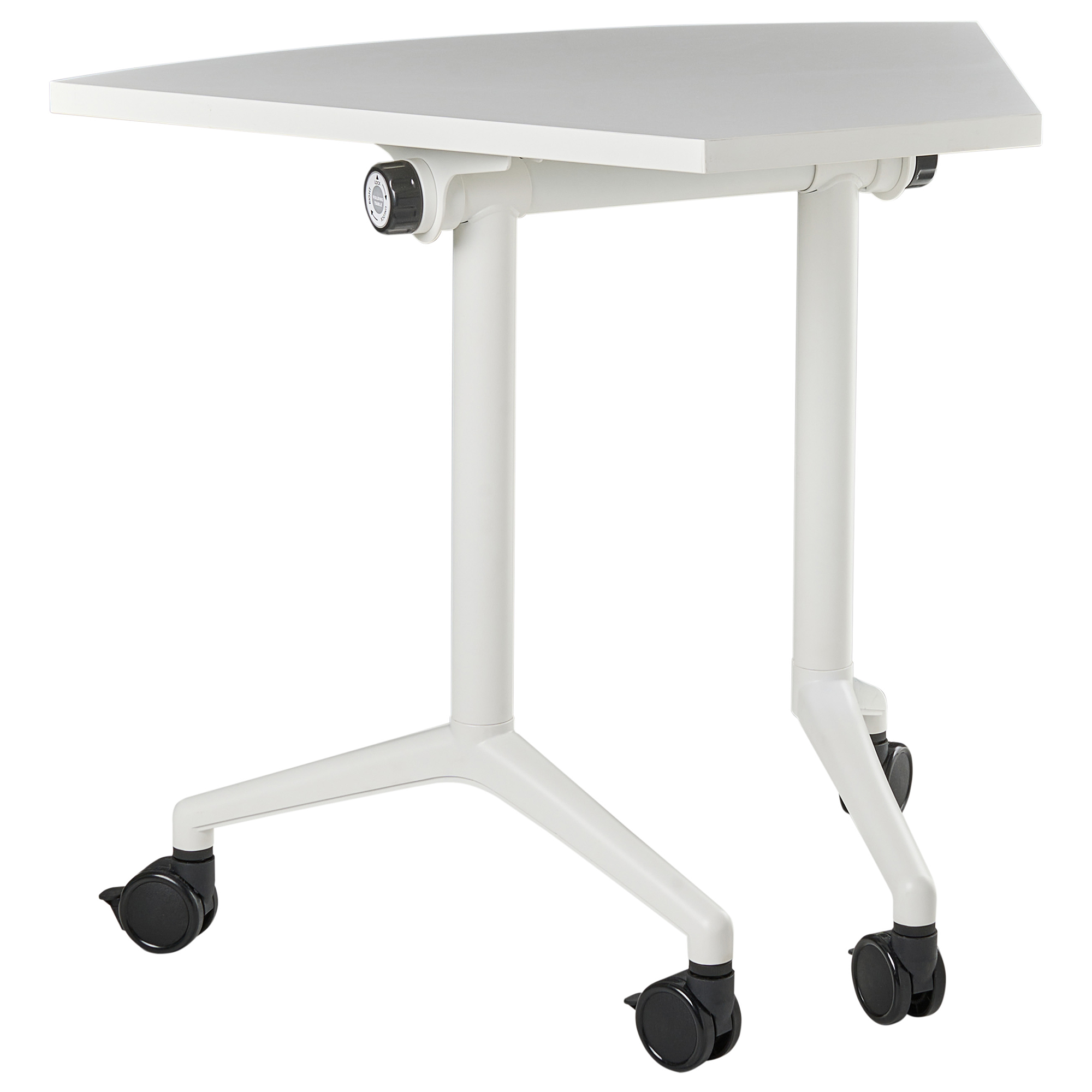 Hopfällbar hörnskrivbordsmodul CAVI 90 cm 64 cm Vit
