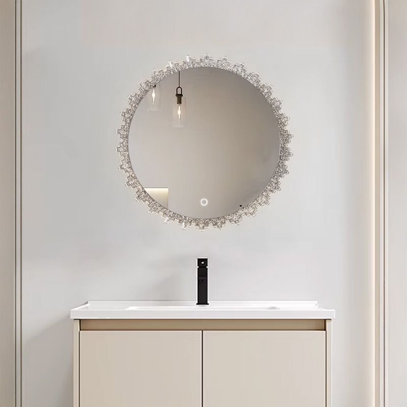 REA spegel LED YH-3564 60CM Transparent 60x60x2cm