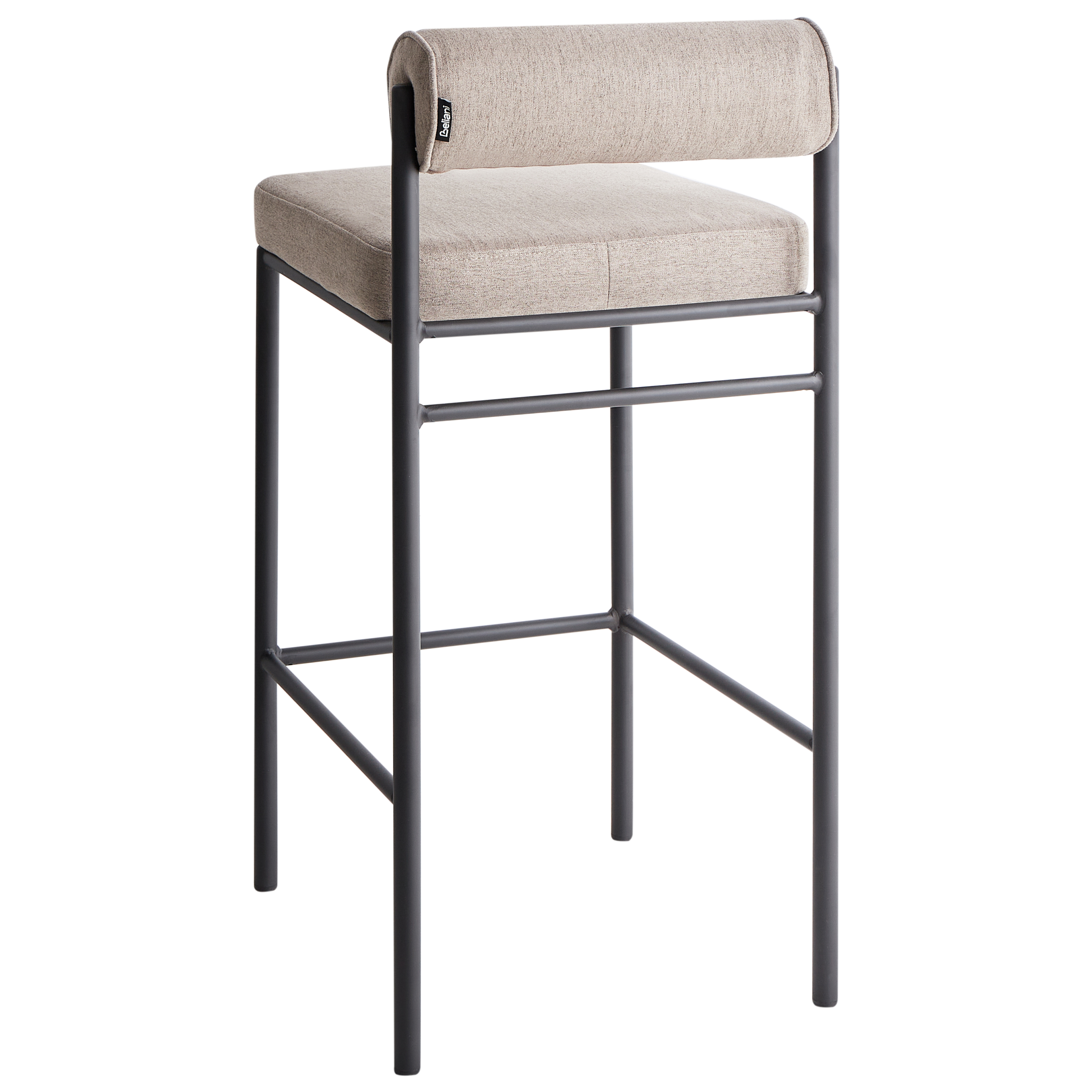 Set med 2 barstolar AMAYA Taupe