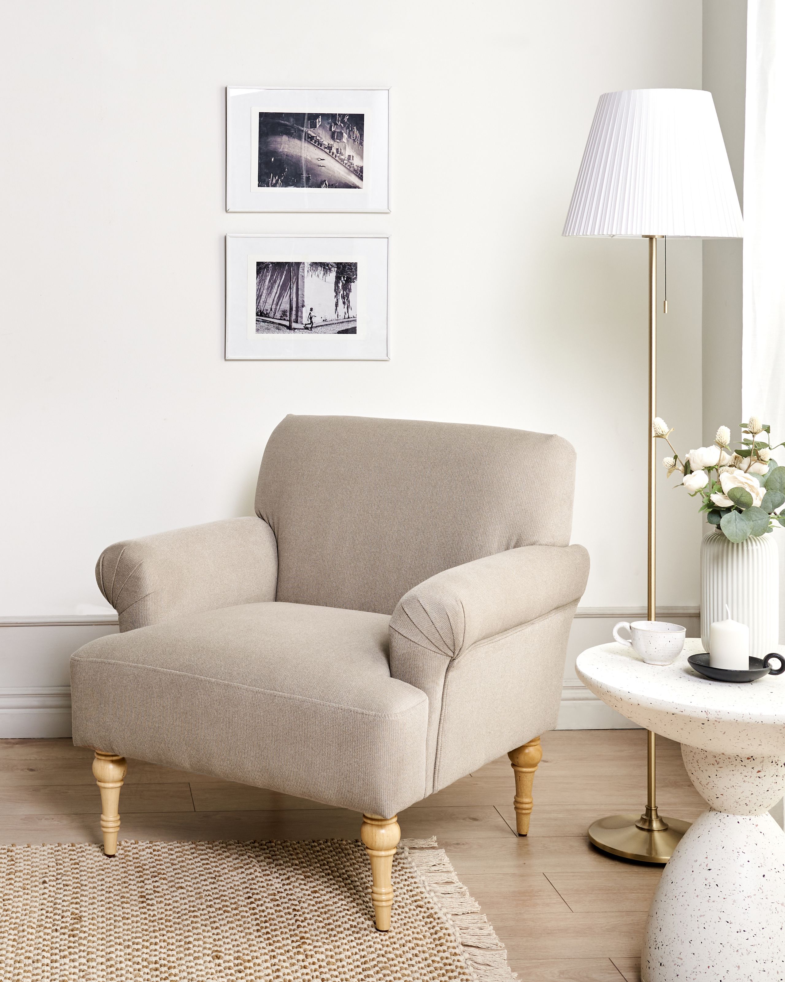Fåtölj FREDROS Taupe