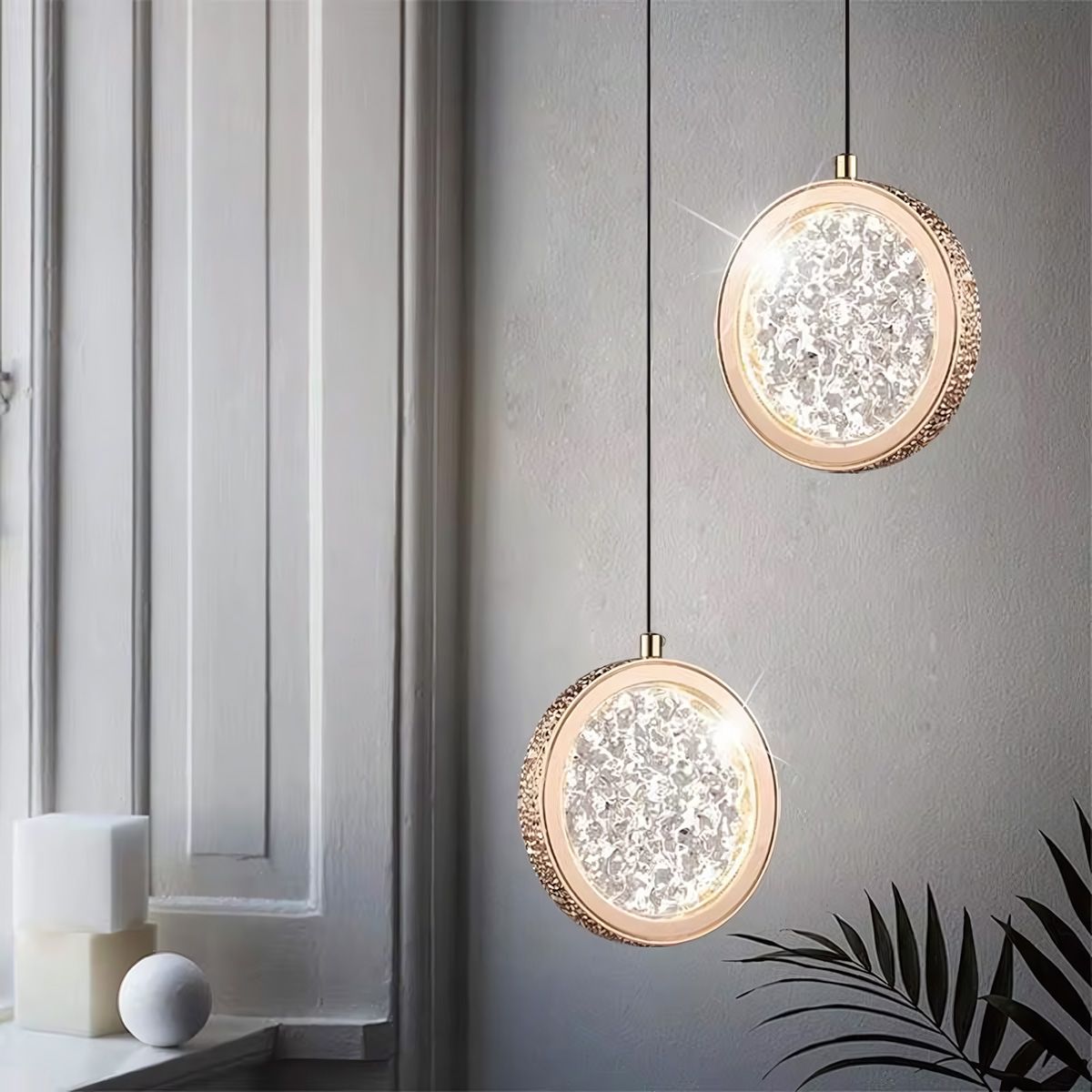 TOOLIGHT hängande taklampa LED G089-1CP Transparent 20x20x20cm