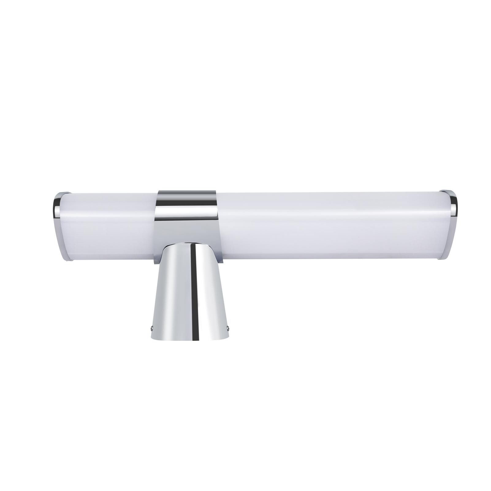 NETTLIFE LED - badrumsvägglampa, LED - badrumsspegellampa - modern krom 6W, 30 cm vattentät, IP44 neutralvit 4000K