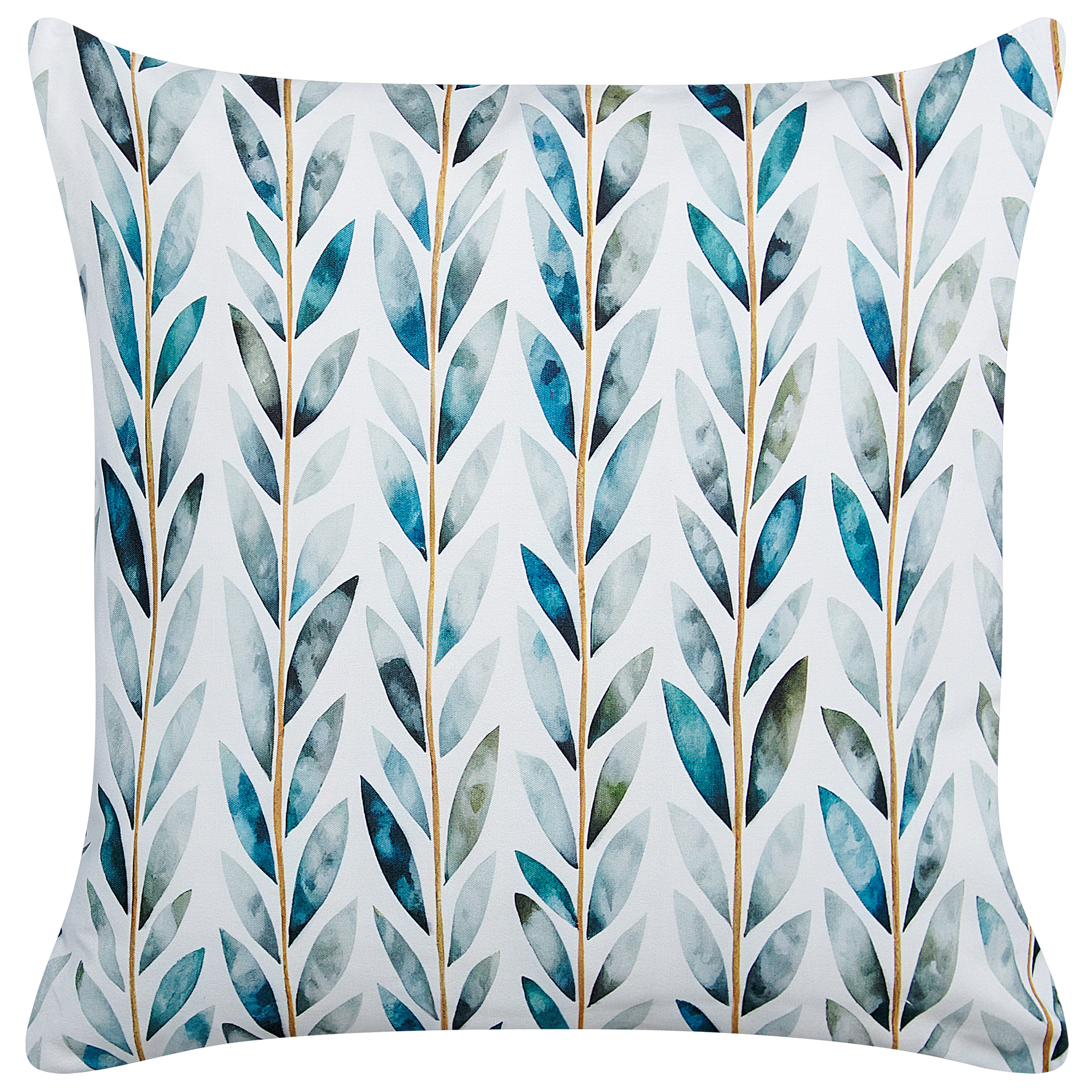 Set med 2 utomhusdynor LOANO Växtmotiv 45 x 45 cm Grön