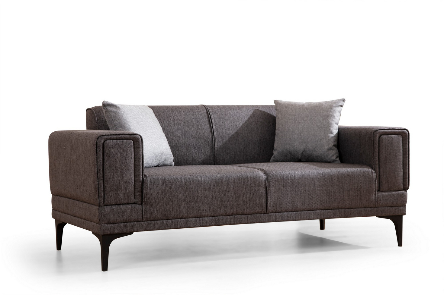 Norda Design Stilfull 2-sitssoffa, 170 cm | Ram i bokträ, 100 % polyester, lättskött tyg | Modern komfort