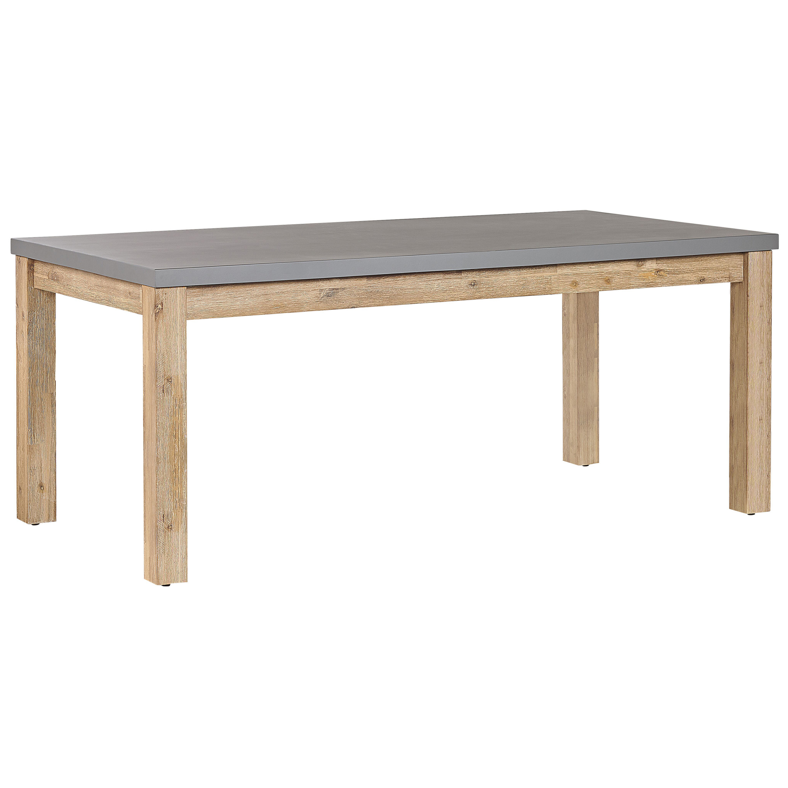 Trädgårdsmatbord OSTUNI 180 cm 90 cm Betong Grå
