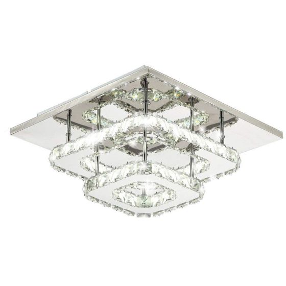 TOOLIGHT taklampa LED APP410-C Grå 26x26x11cm