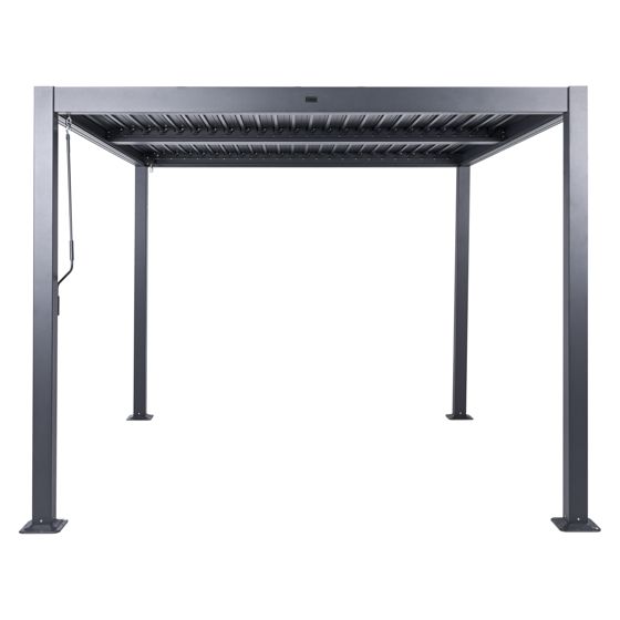 Paviljong FORNOLI 296 cm 296 cm Metall Svart