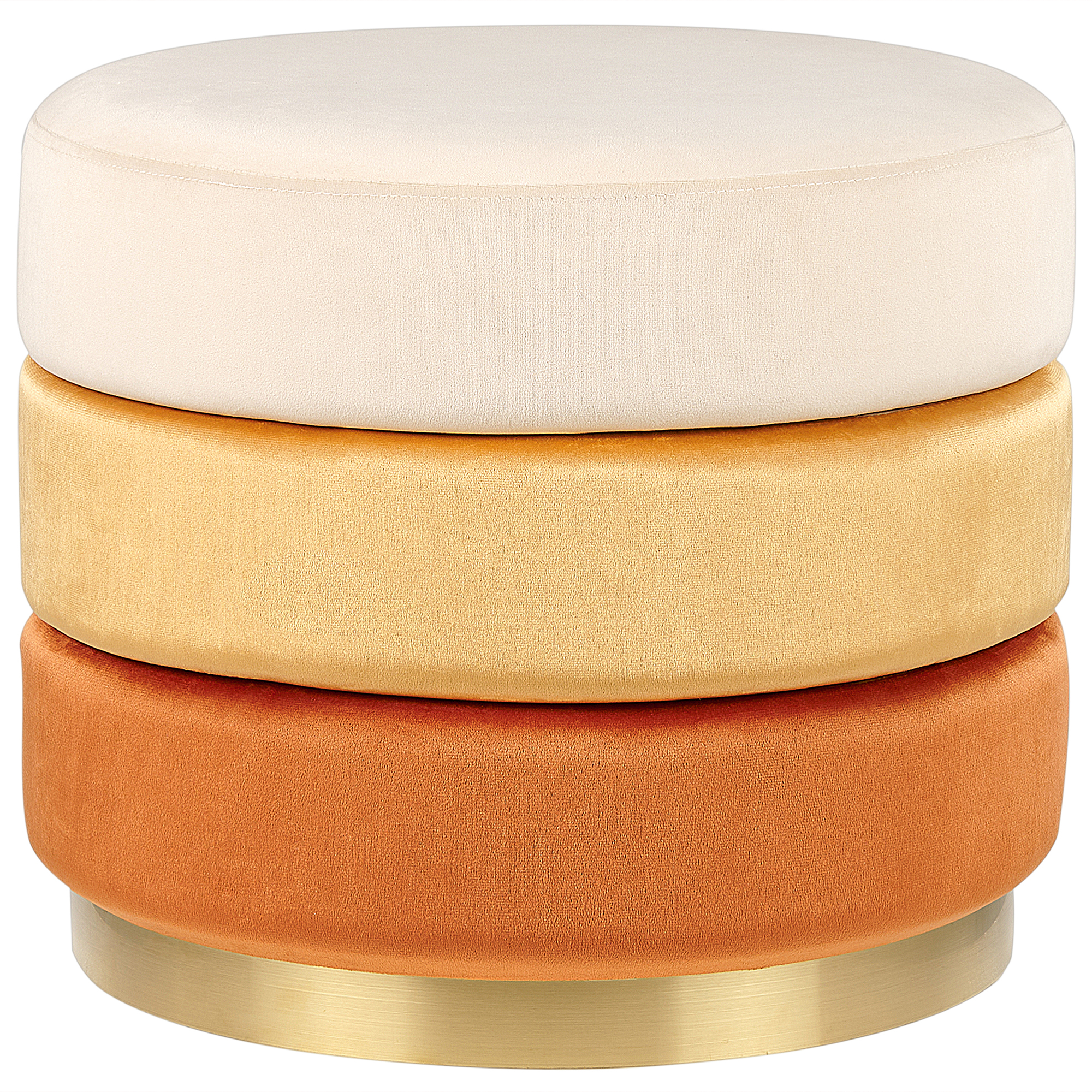 Sittpuff LOUIN Sammet Orange