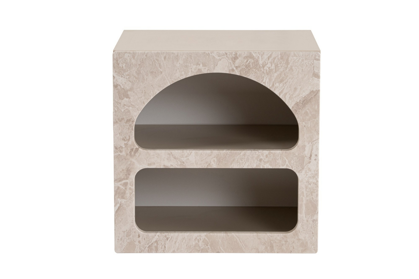 Norda Design modernt nattduksbord, 50x50x40 cm | 100 % melaminbelagt, 18 mm tjockt | Stilrent och funktionellt