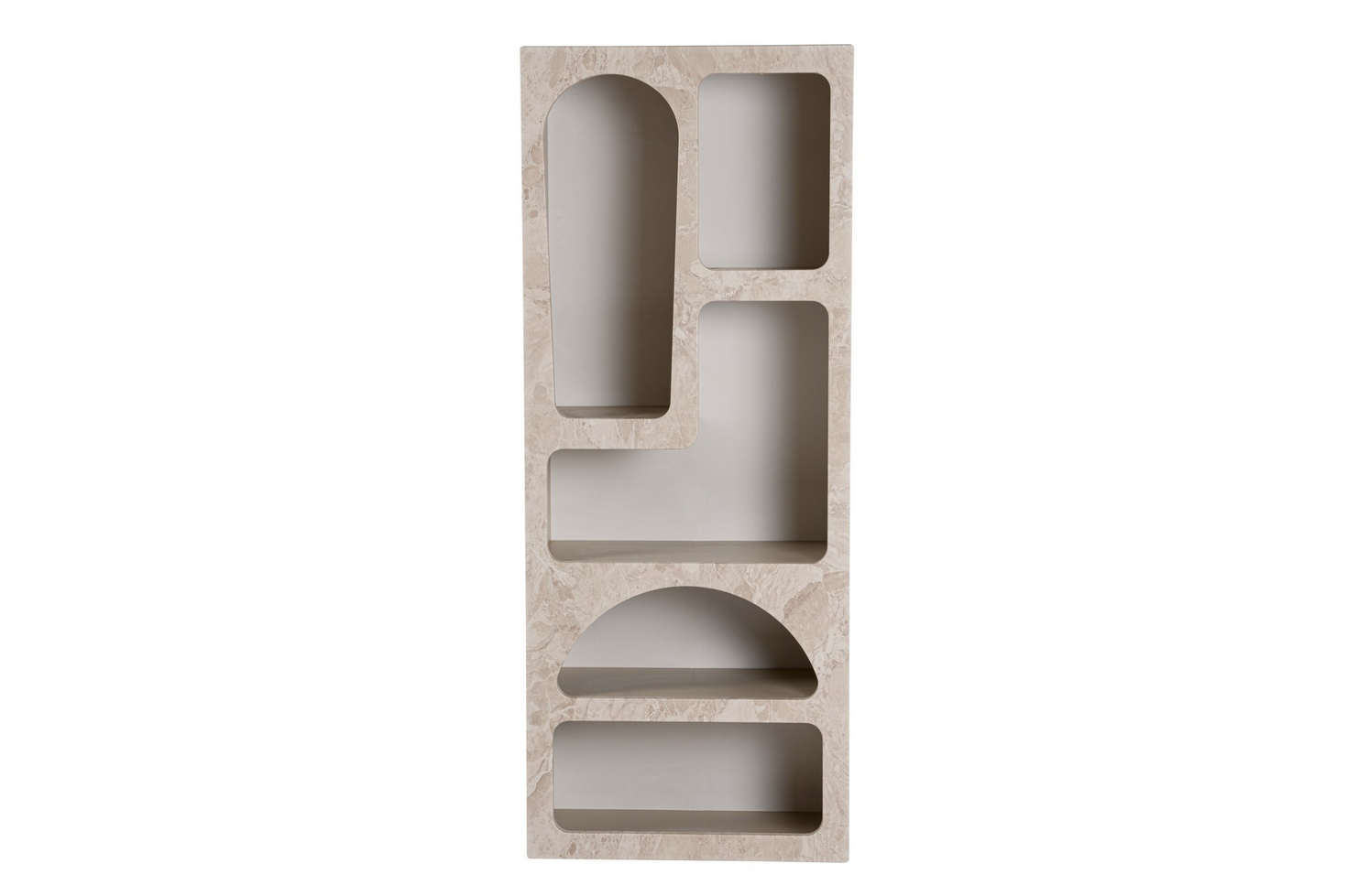 Norda Design Modern bokhylla, 60x150x32 cm, 100% melaminbelagd, elegant design