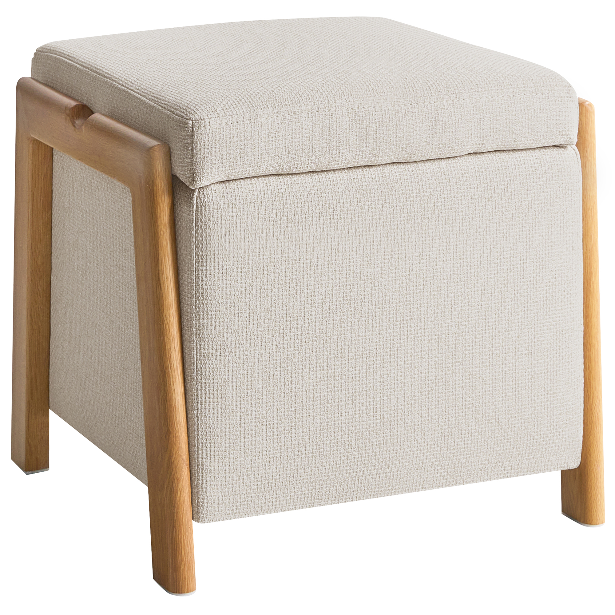 Förvaringspuff EDLAND 45 cm Ljusbeige
