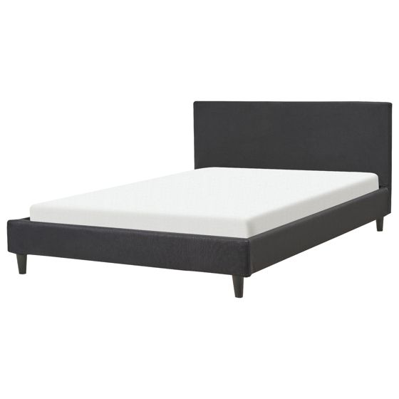 Säng med lamellram FITOU 140 x 200 cm Svart