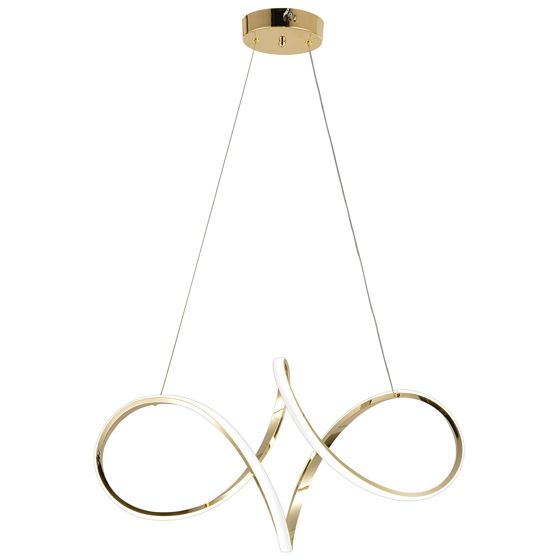 TOOLIGHT hängande taklampa LED G081-1CP Guld 60x60x40cm