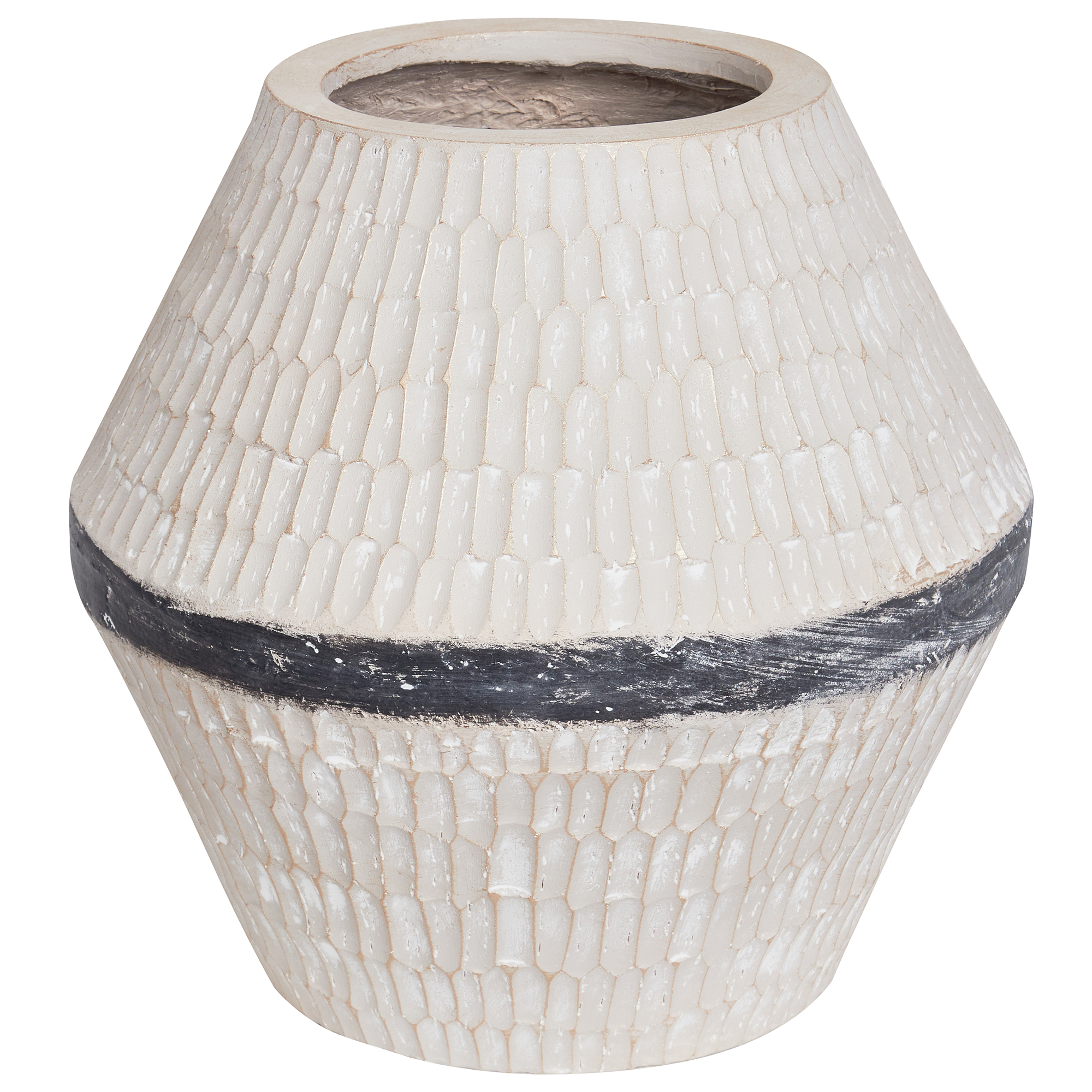 Blomvas ARUNCUS 30 cm Keramik Beige