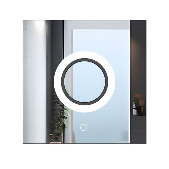 REA spegel LED YH-BL-12 60X60CM Transparent 60x60x2cm