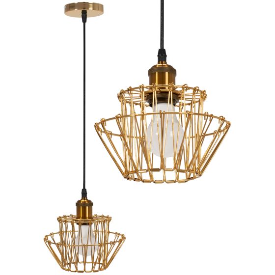 TOOLIGHT hängande taklampa APP942-1CP SET 36CM Guld 17x20x20cm