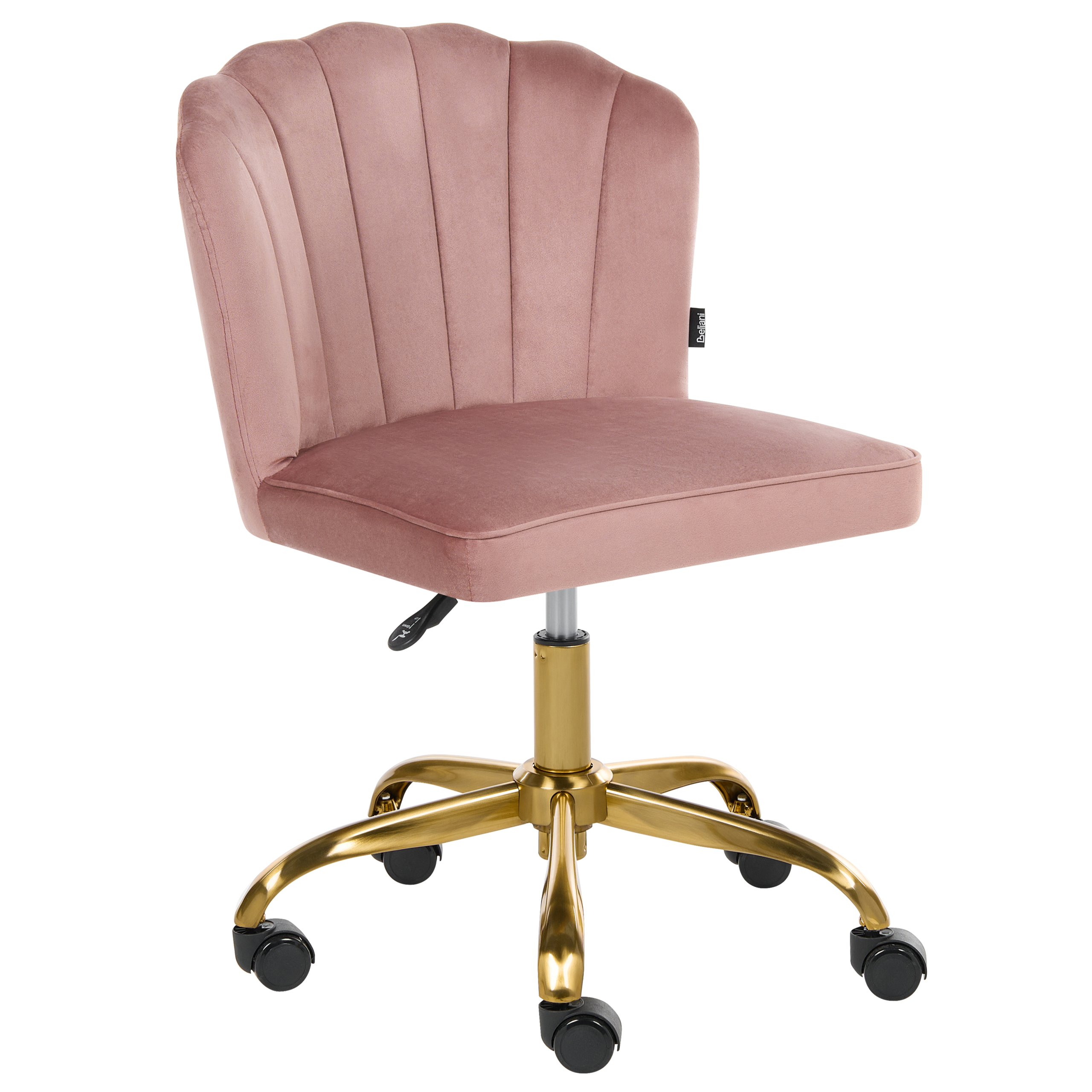 Skrivbordsstol VALTICELLO Sammet Rosa