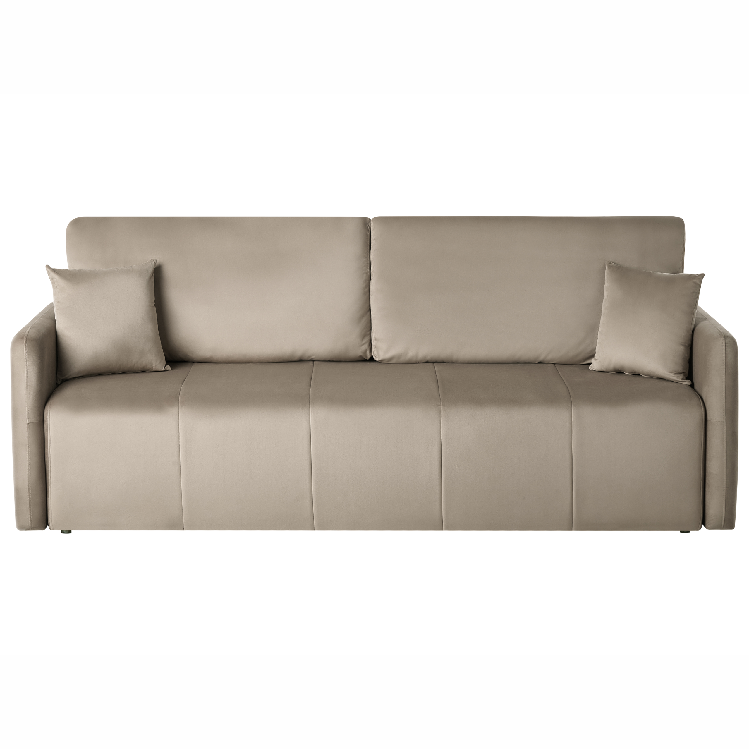Bäddsoffa 3-sits EGGE Sammet Taupe