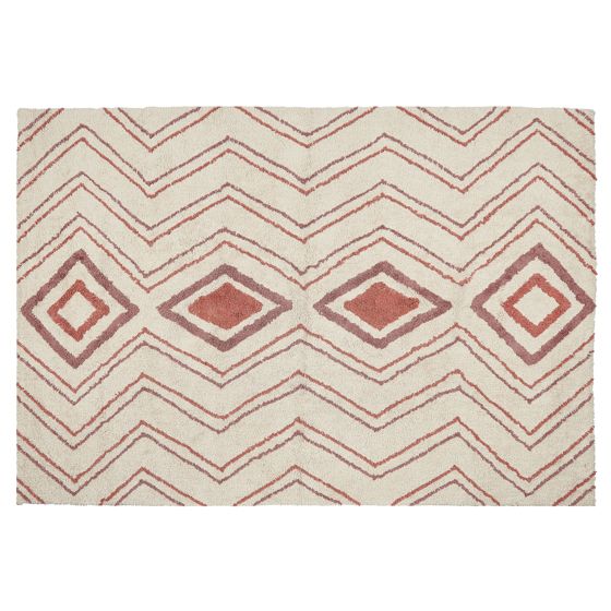 Matta KASTAMONU Beige 140 x 200 cm Bomull