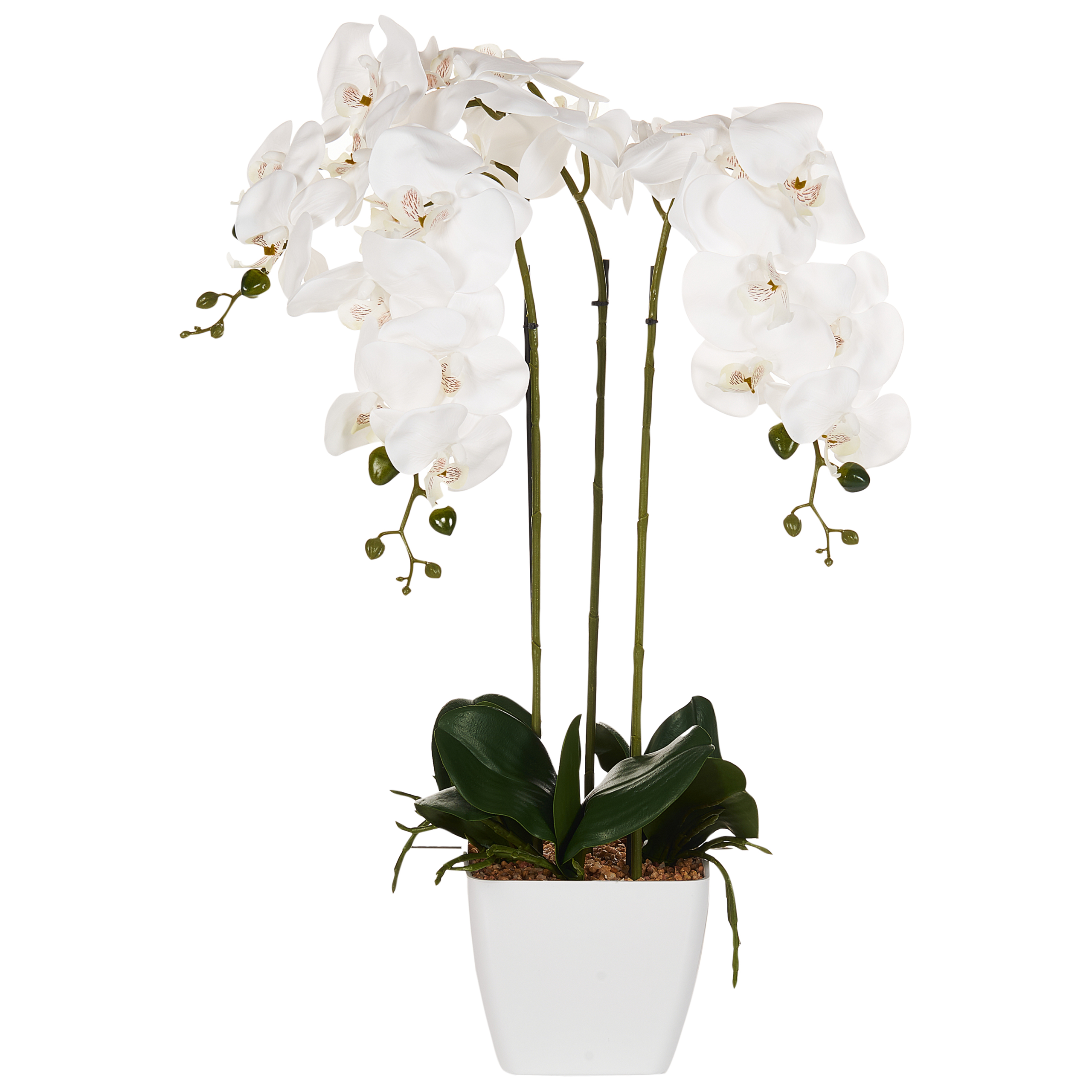 Konstgjord växt ORCHID 59 cm Vit