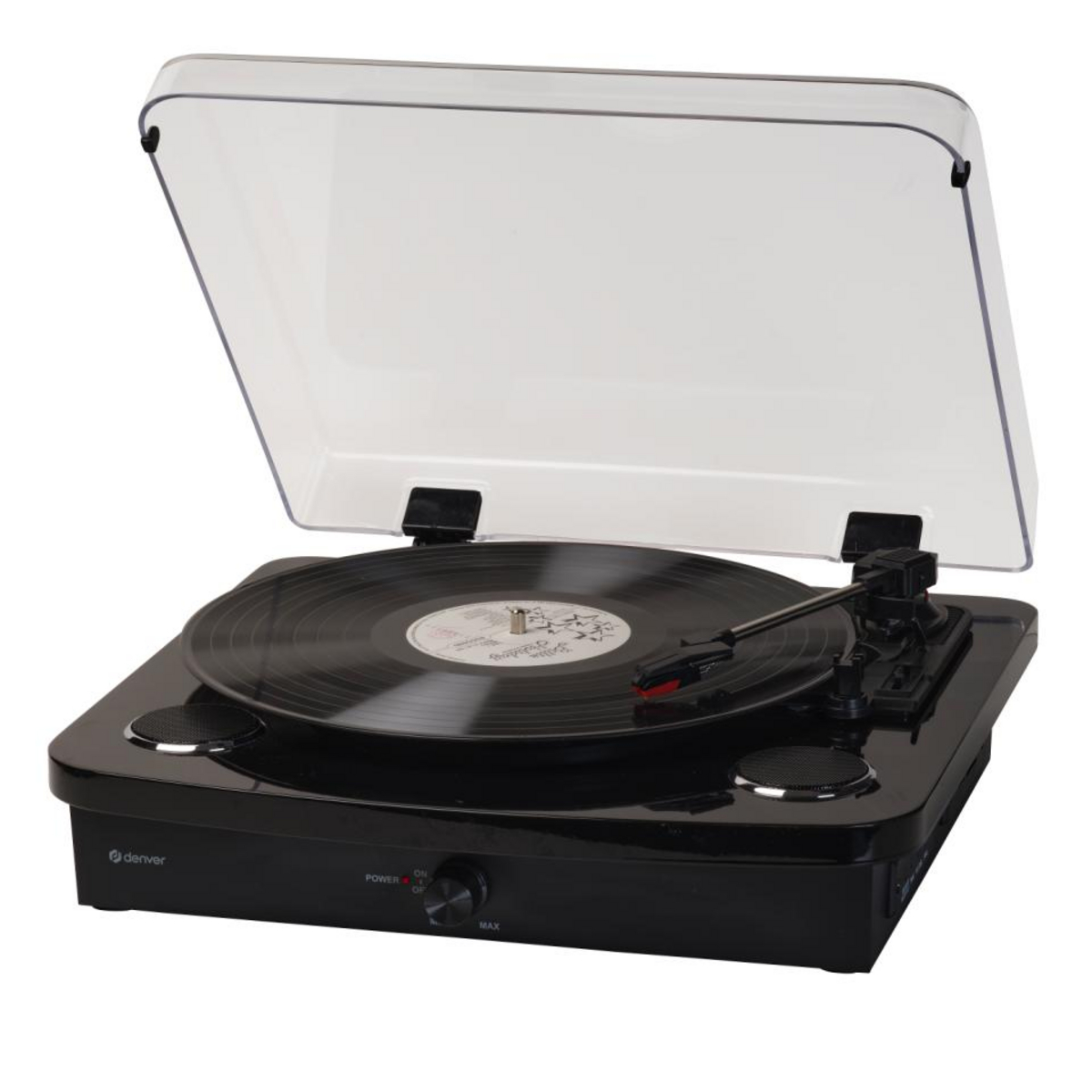 Denver VPL-230B skivspelare, svart