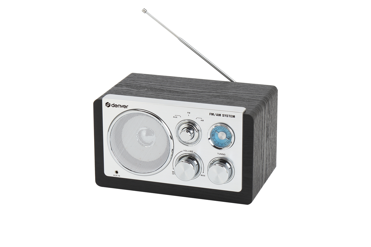 Denver TR-63B FM-radio, svart