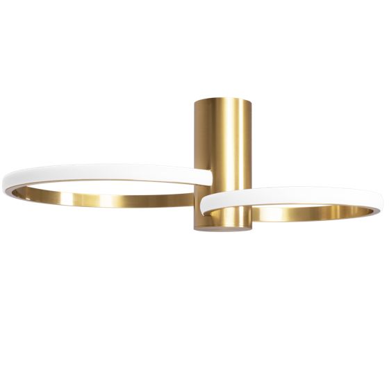 TOOLIGHT taklampa APP1403-CW Borstat guld 50x30,5x15cm