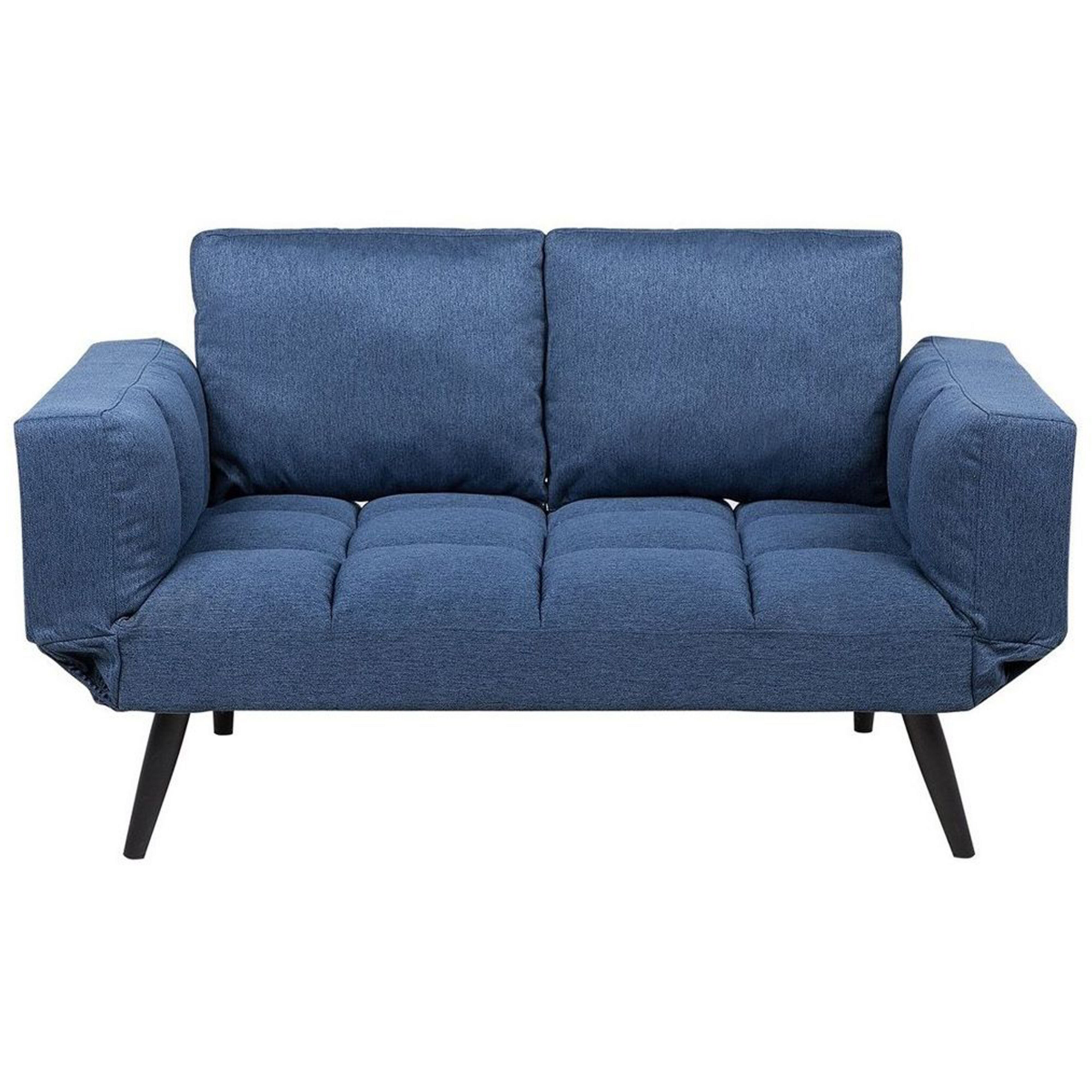 Bäddsoffa 2-sits BREKKE Marinblå