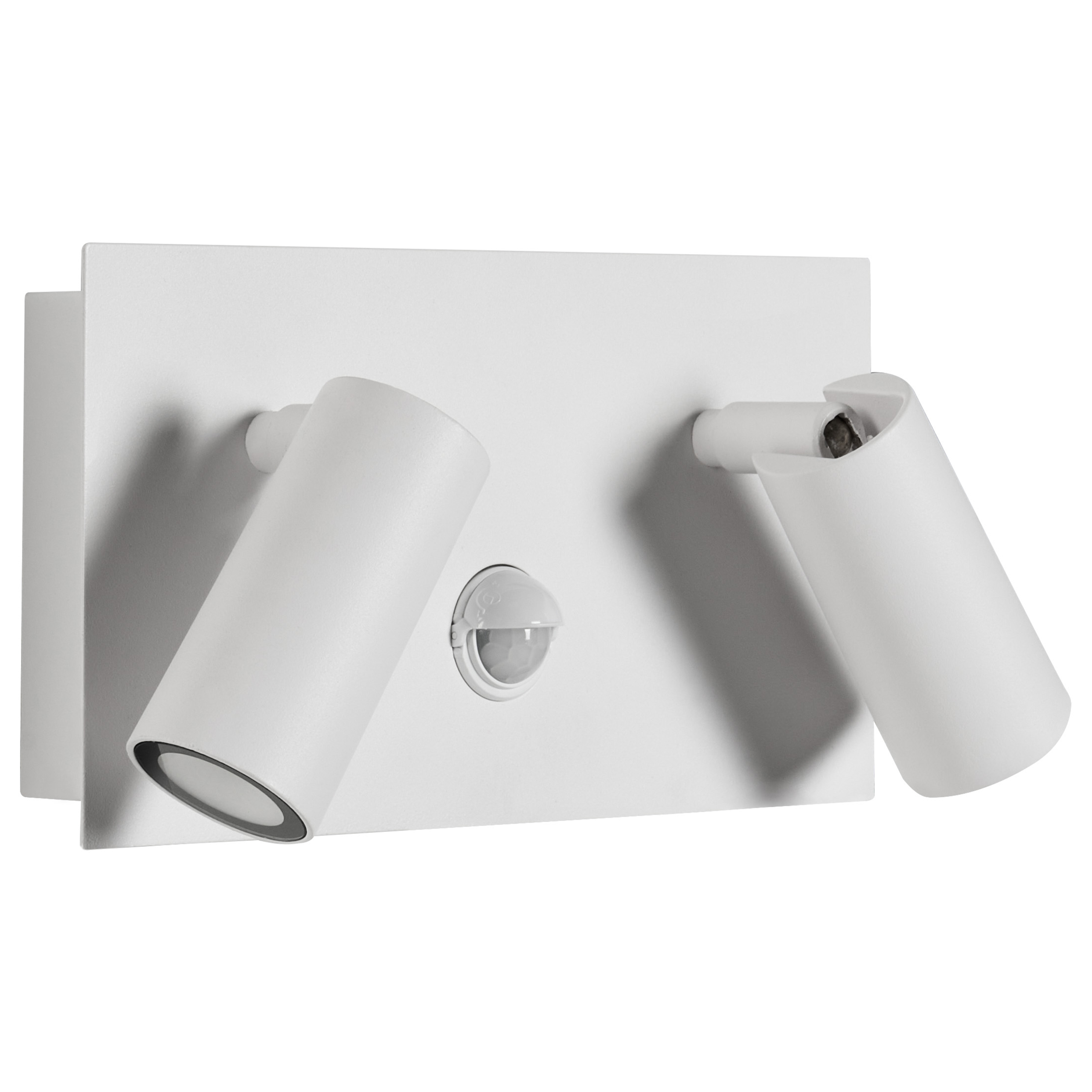 LED-vägglampa för utomhusbruk CASSLEY med rörelsesensor Vit