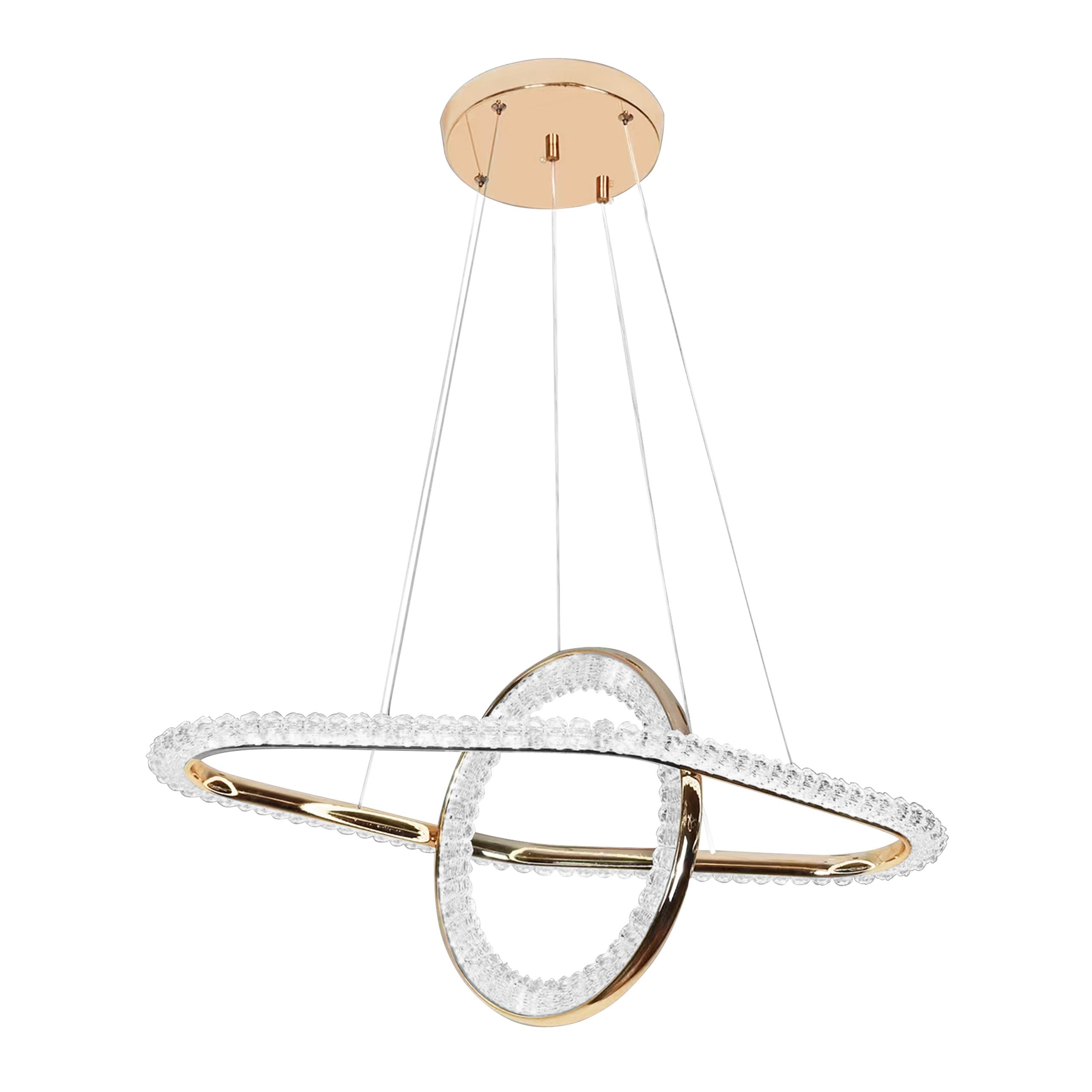 TOOLIGHT hängande taklampa LED G034-CP Guld 36x64x36cm