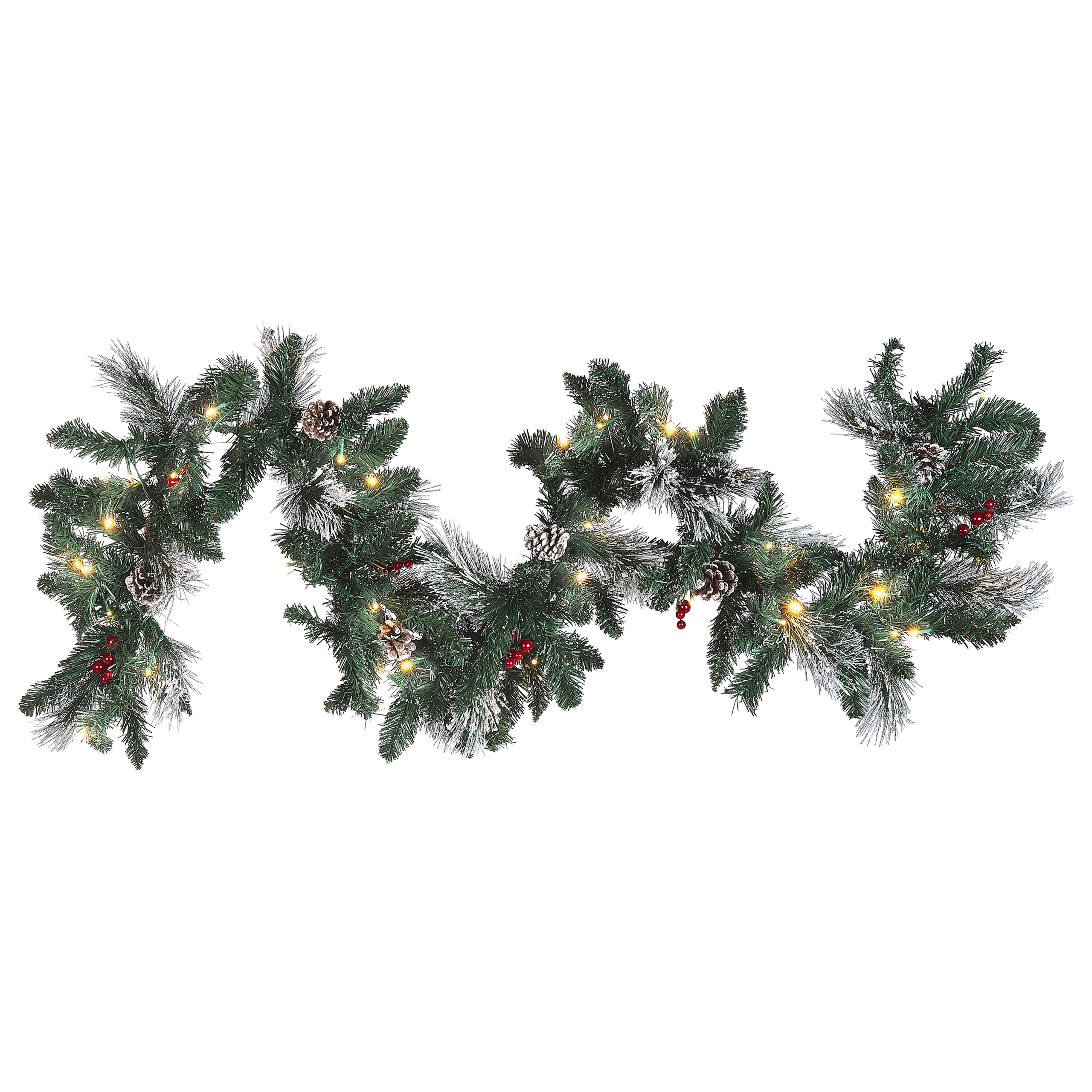 Julgirlang LED WAPTA 180 cm Grön