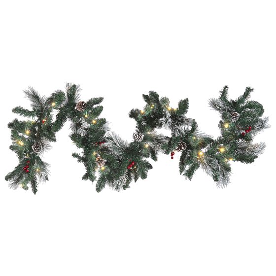 Julgirlang LED WAPTA 180 cm Grön