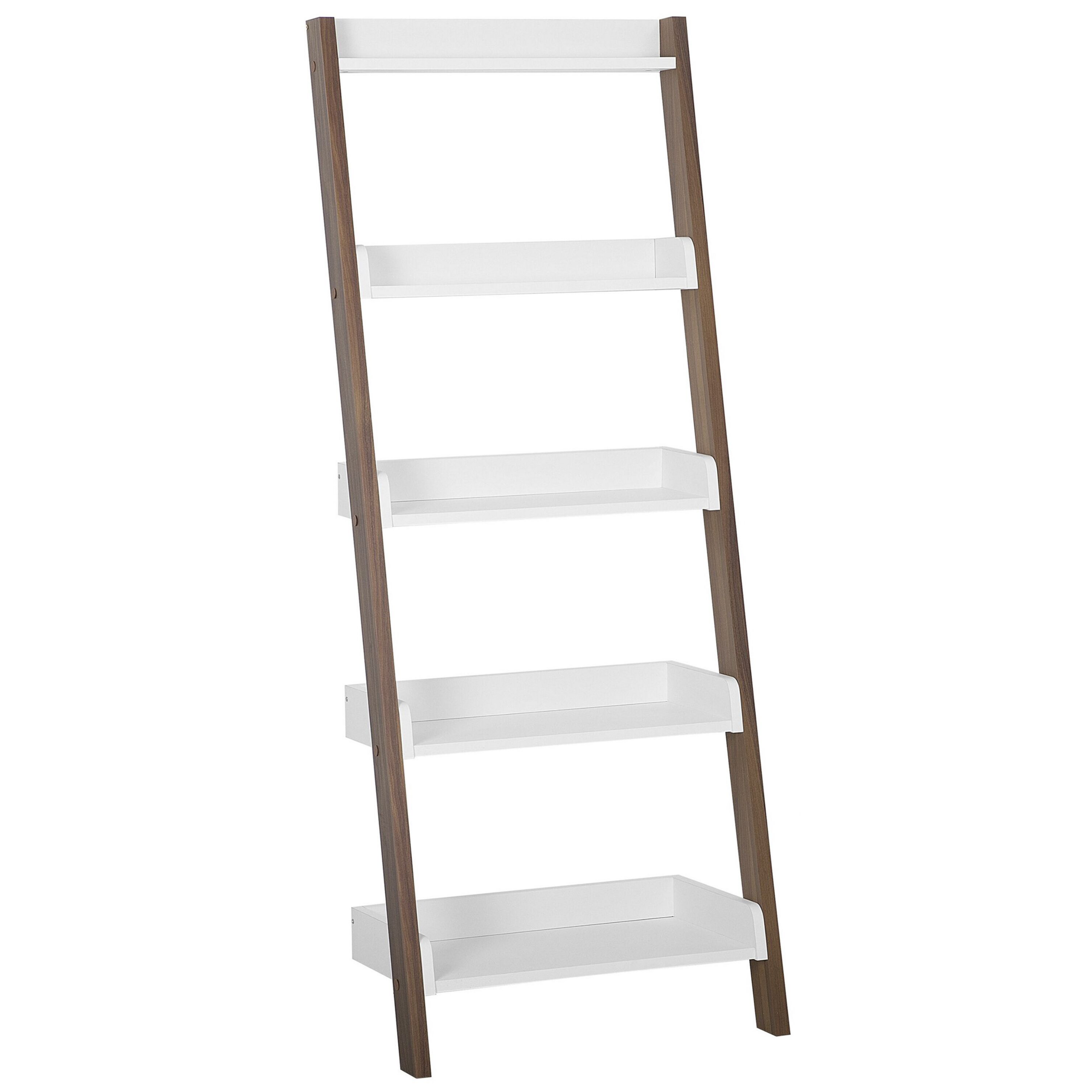 Öppen garderob med 5 hyllor MOBILE TRIO 164 cm Brun/ Vit