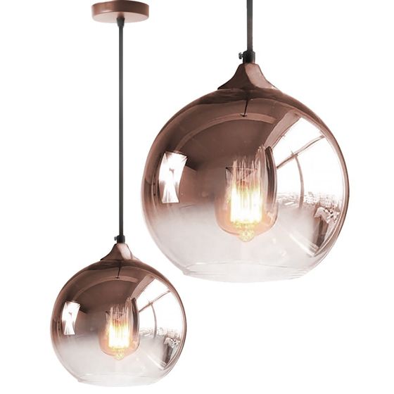 TOOLIGHT hängande taklampa APP313-1CP Roséguld 21x20x21cm