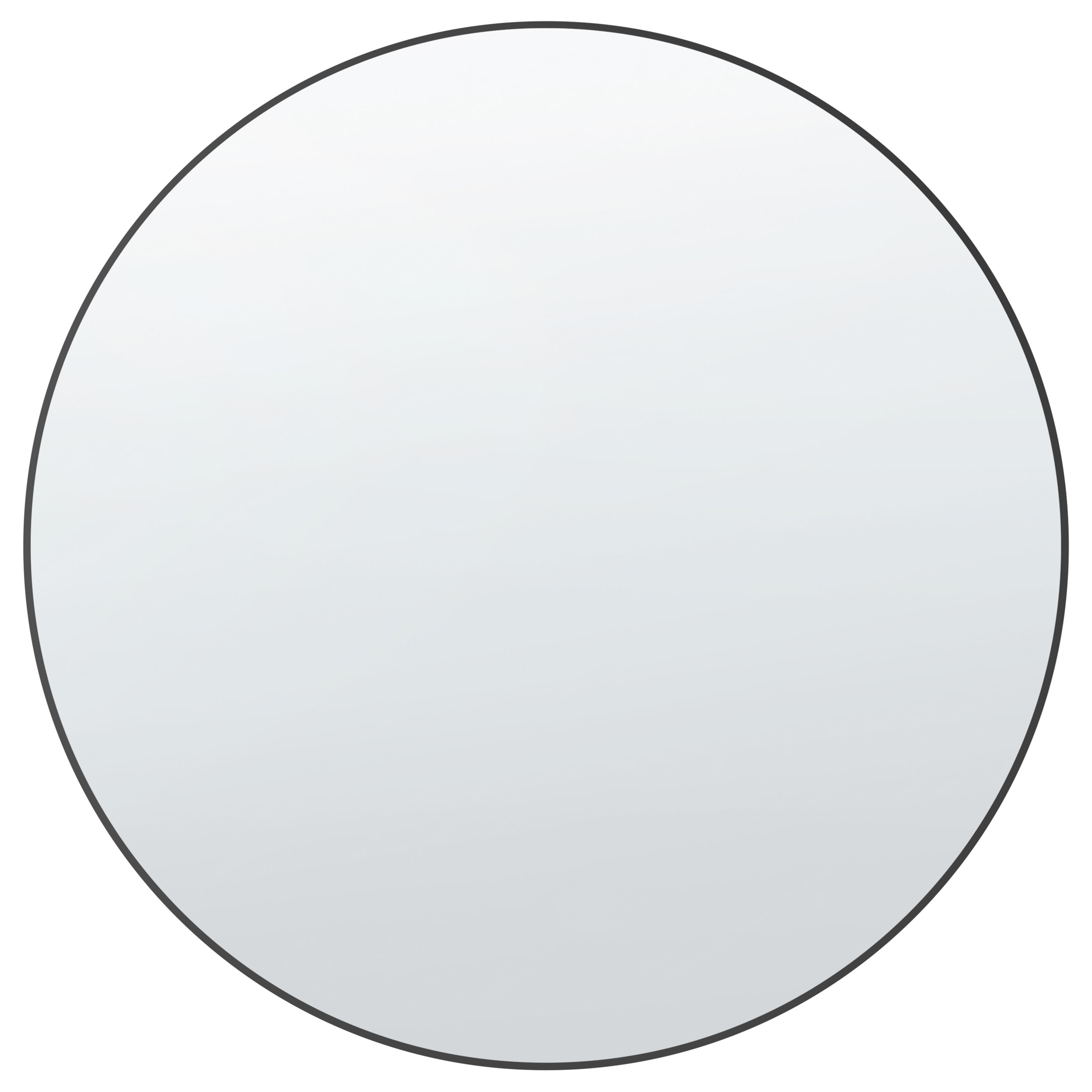Väggspegel ANNEMASSE 80 cm 80 cm Metall Svart