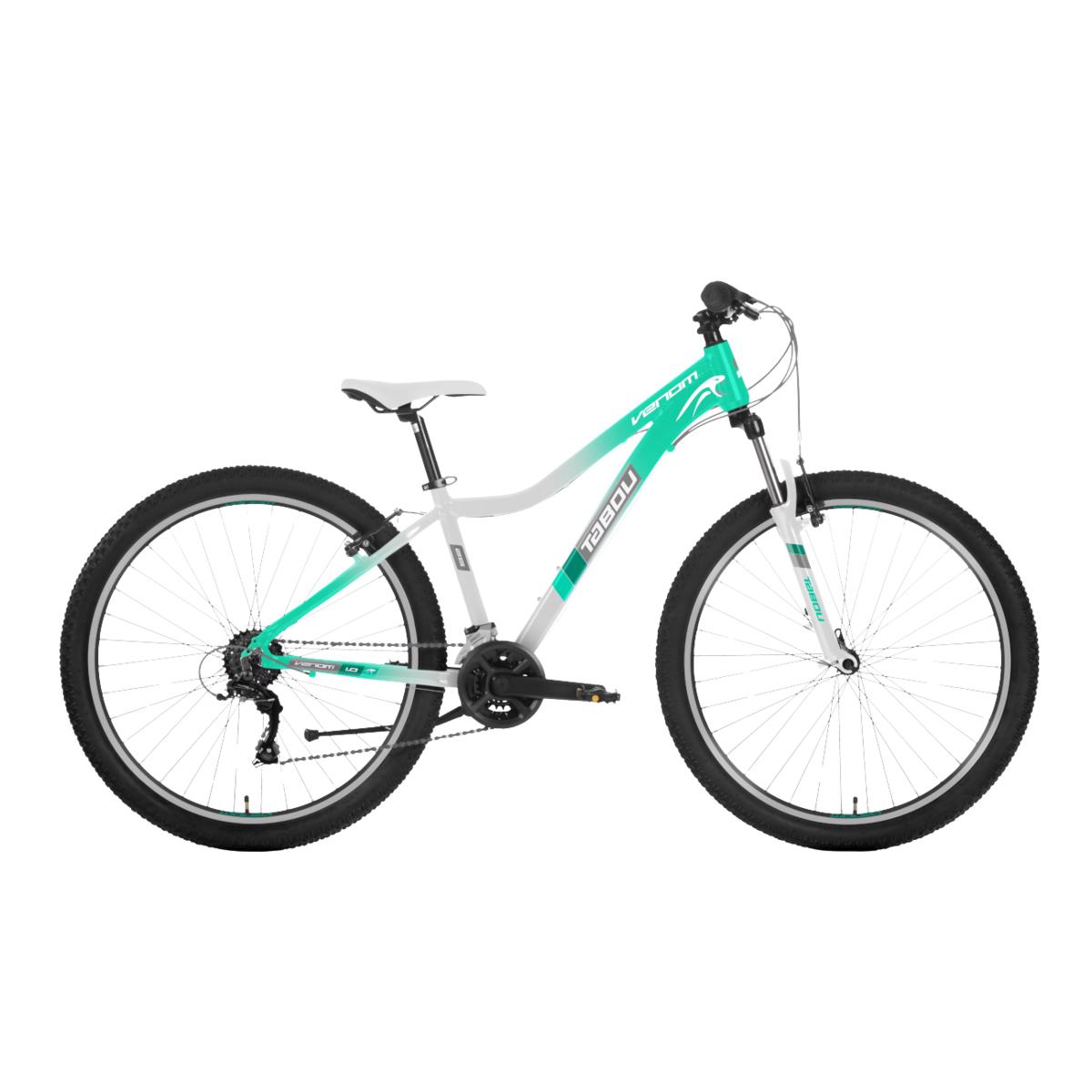 Tabou Venom 1.0 W ungdomscykel, 27,5" 17" M, mint-vit
