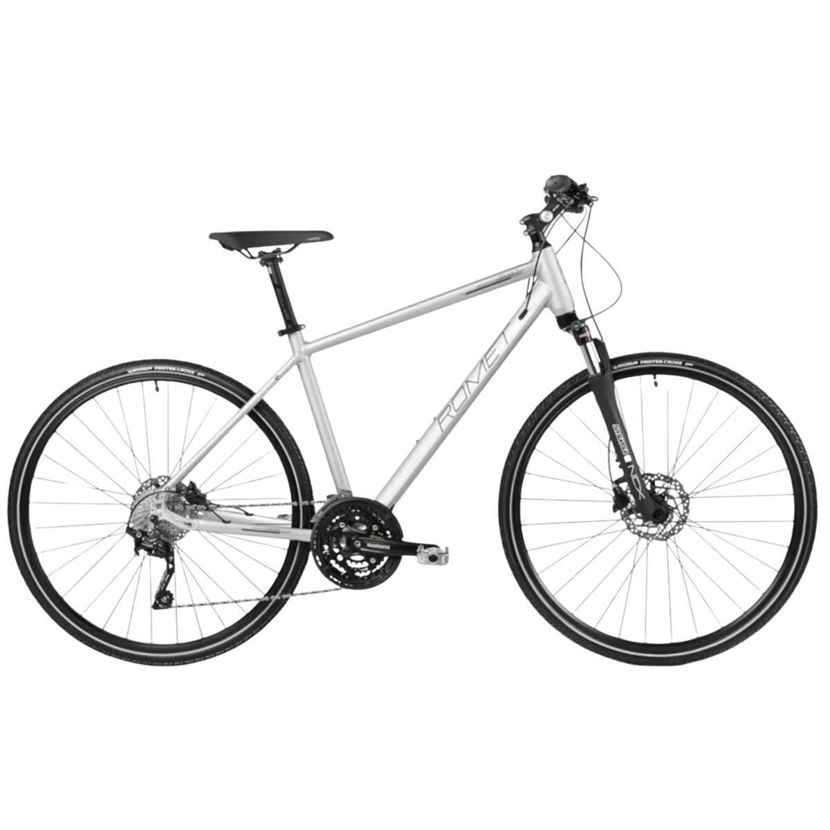 Romet Orkan 7 M cykel, silver/grå storlek M