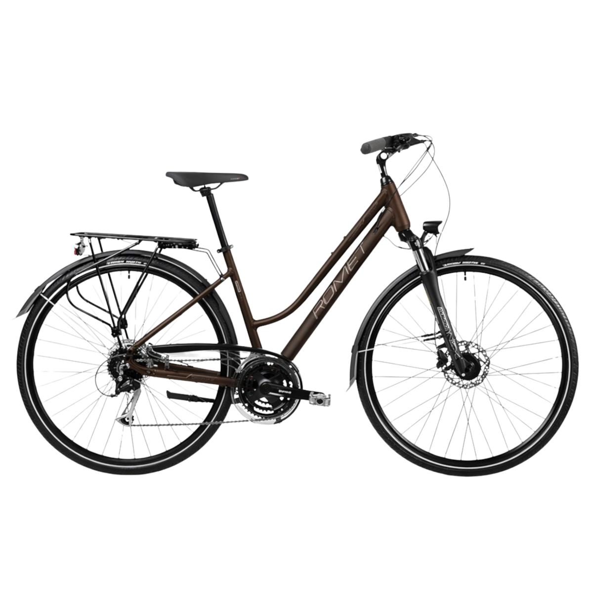Romet Gazela 6 cykel, brun storlek M
