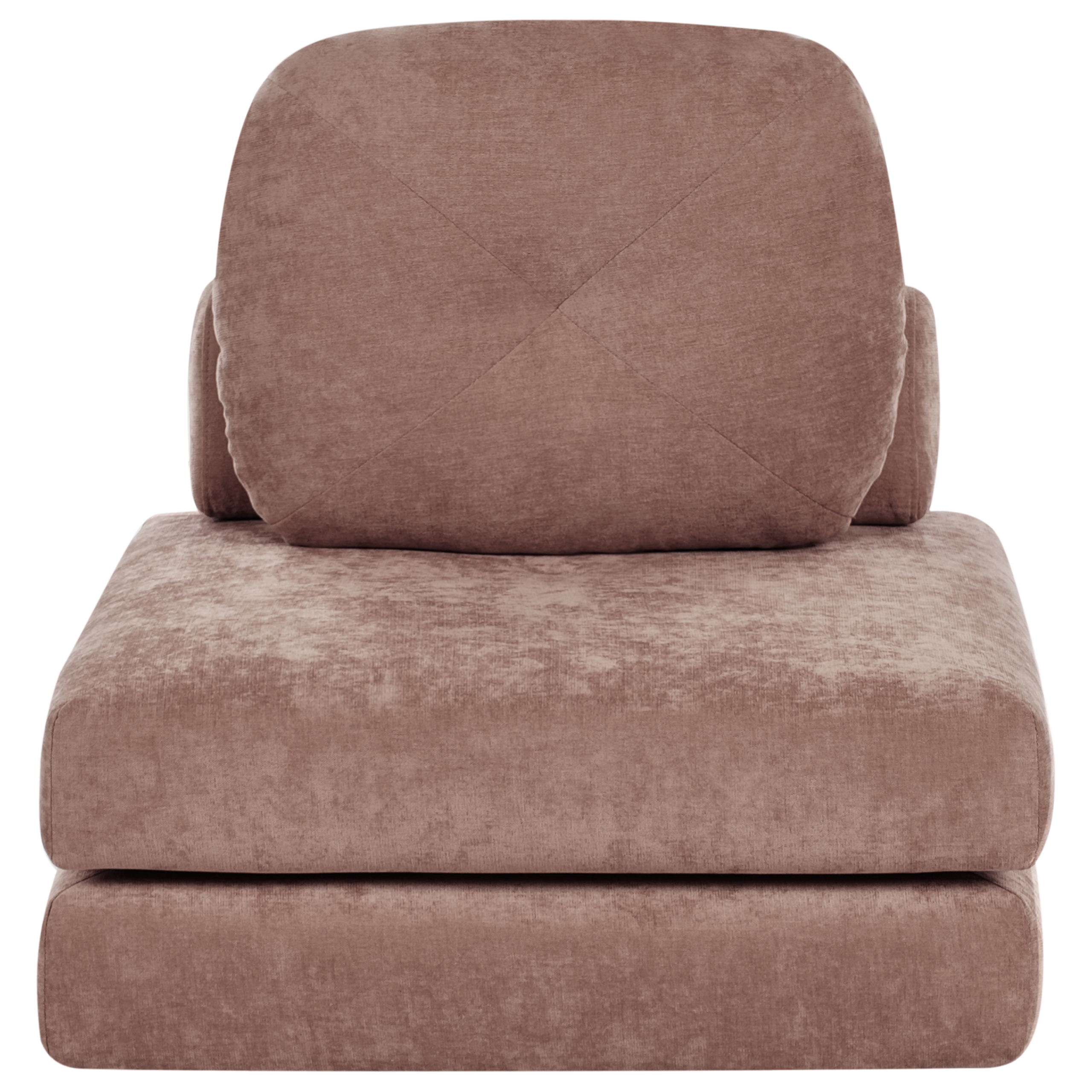 Enkel bäddsoffa OLDEN Chenille Brun