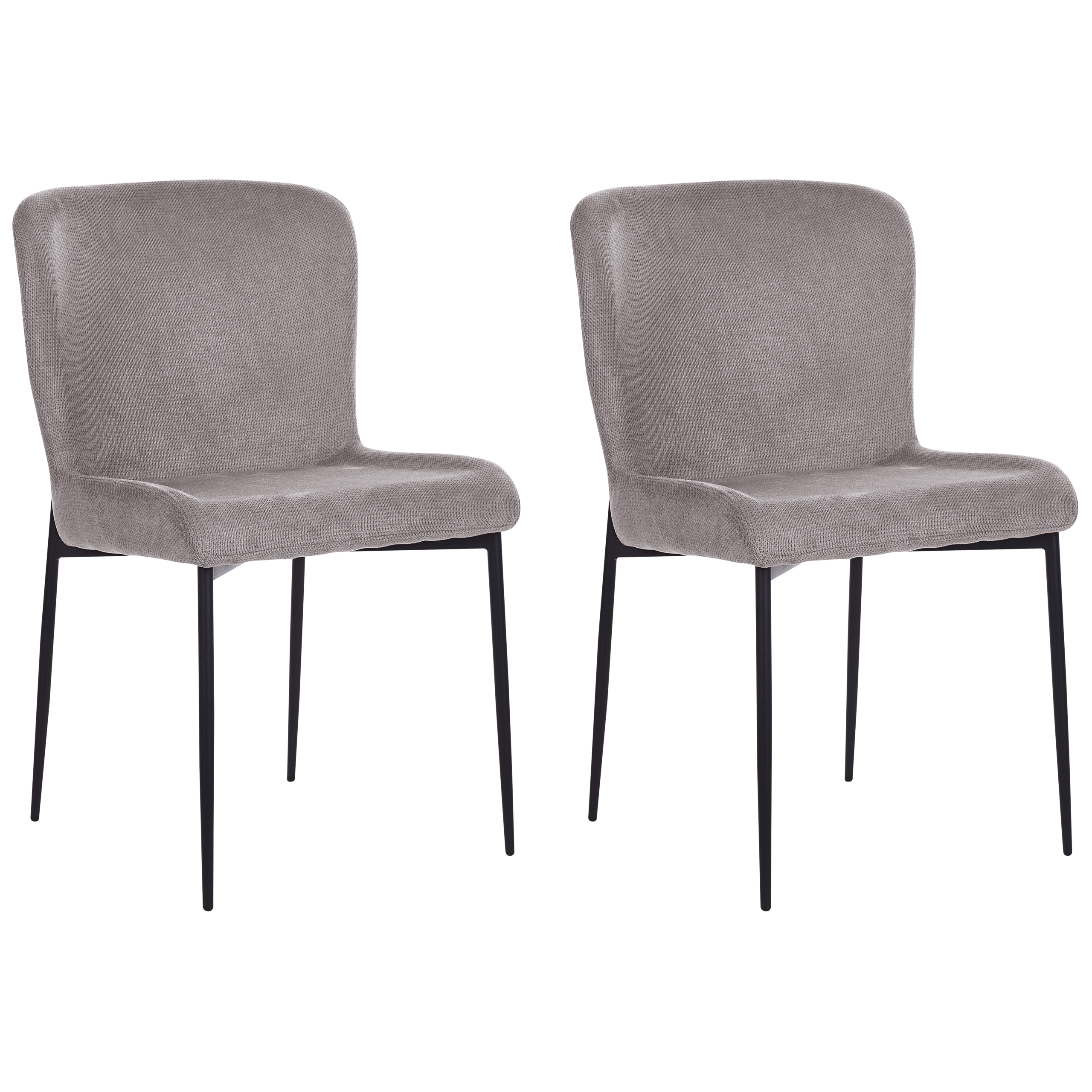 Set med 2 matstolar ADA Mörkgrå