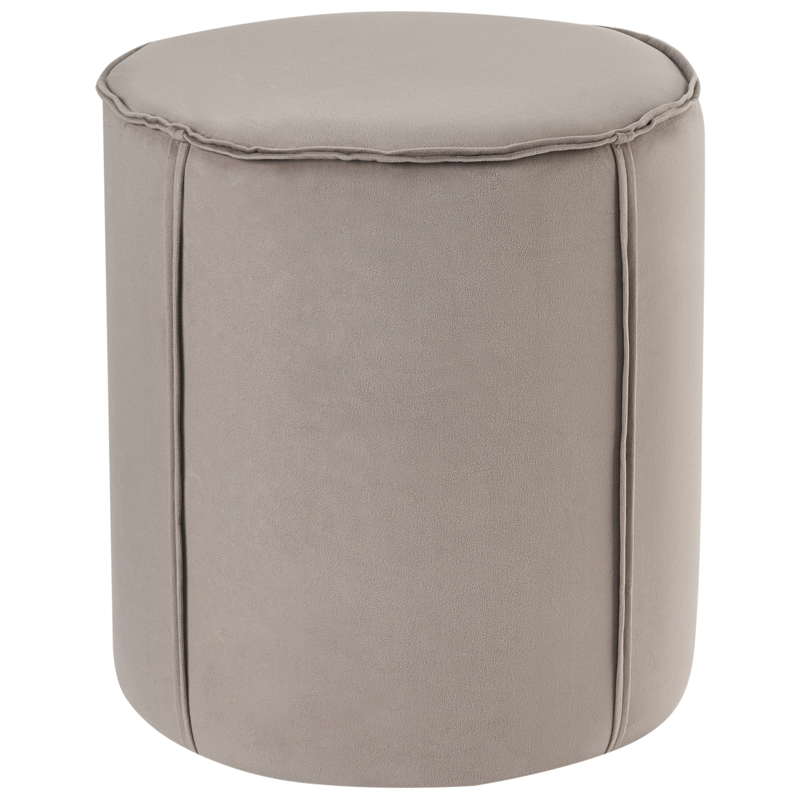 Sittpuff SEDONA Sammet Taupe