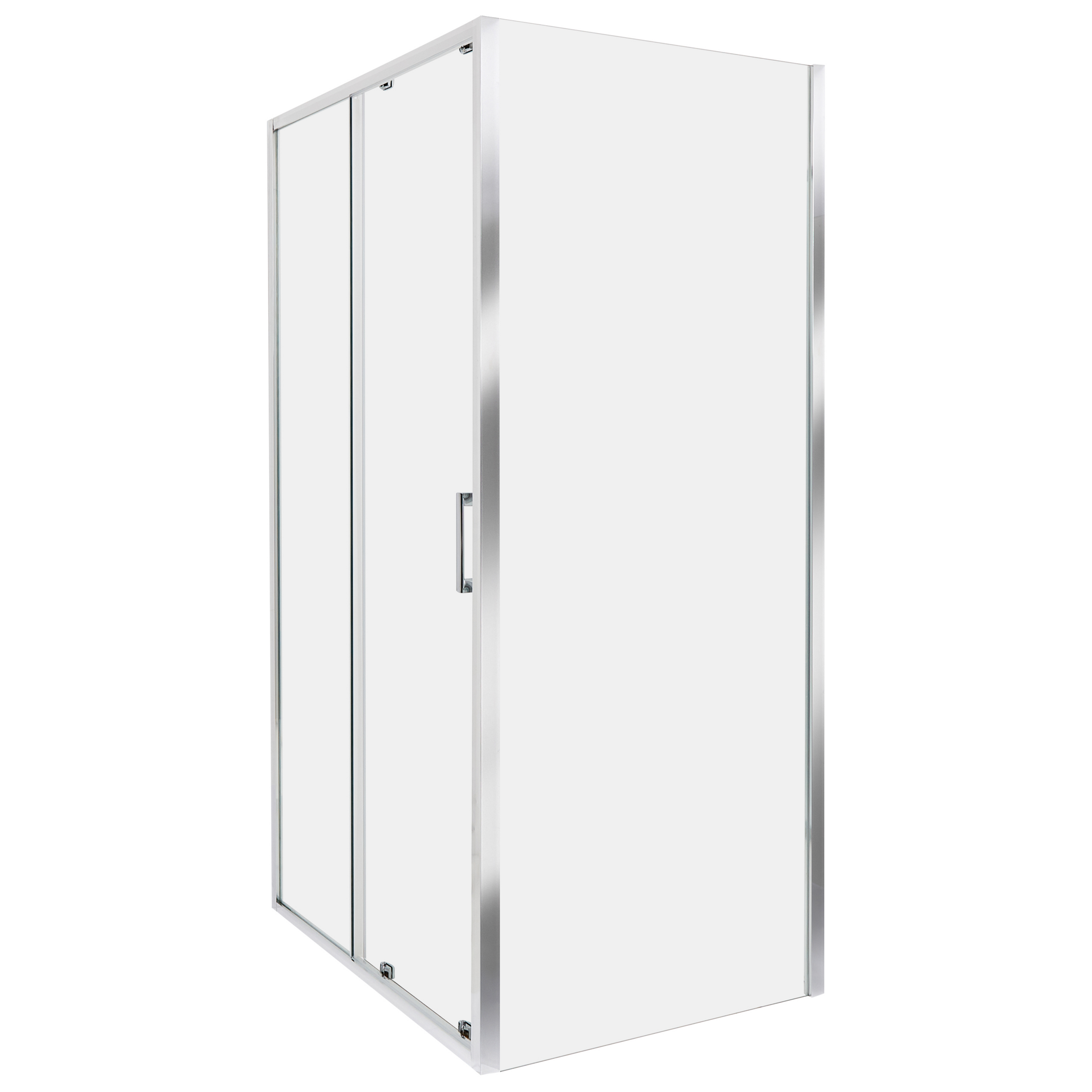 Duschväggar YORO 800 x 1000 x 1850 mm Silver