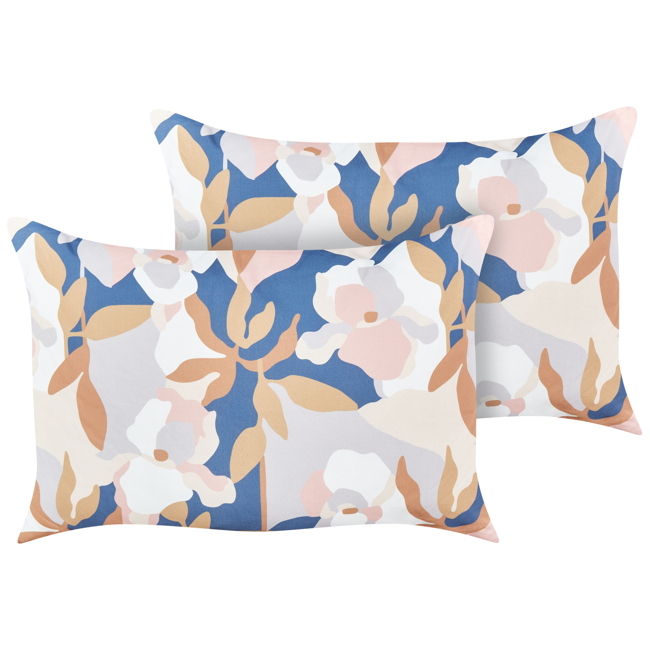Set med 2 utomhusdynor VEREZZI Blommigt tryck 40 x 60 cm Flerfärgad