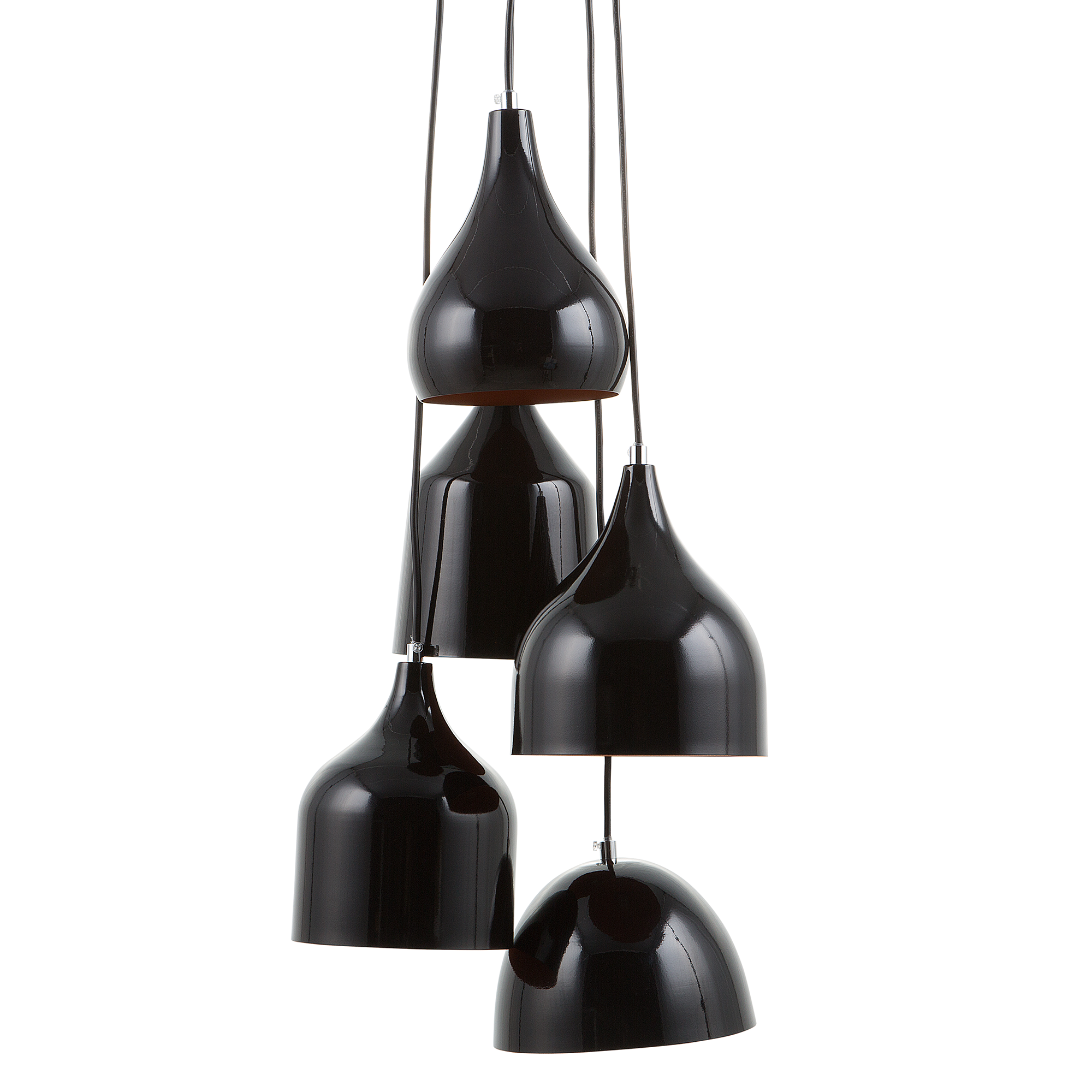 Pendellampa SAVIO Metall Svart Guldbrun