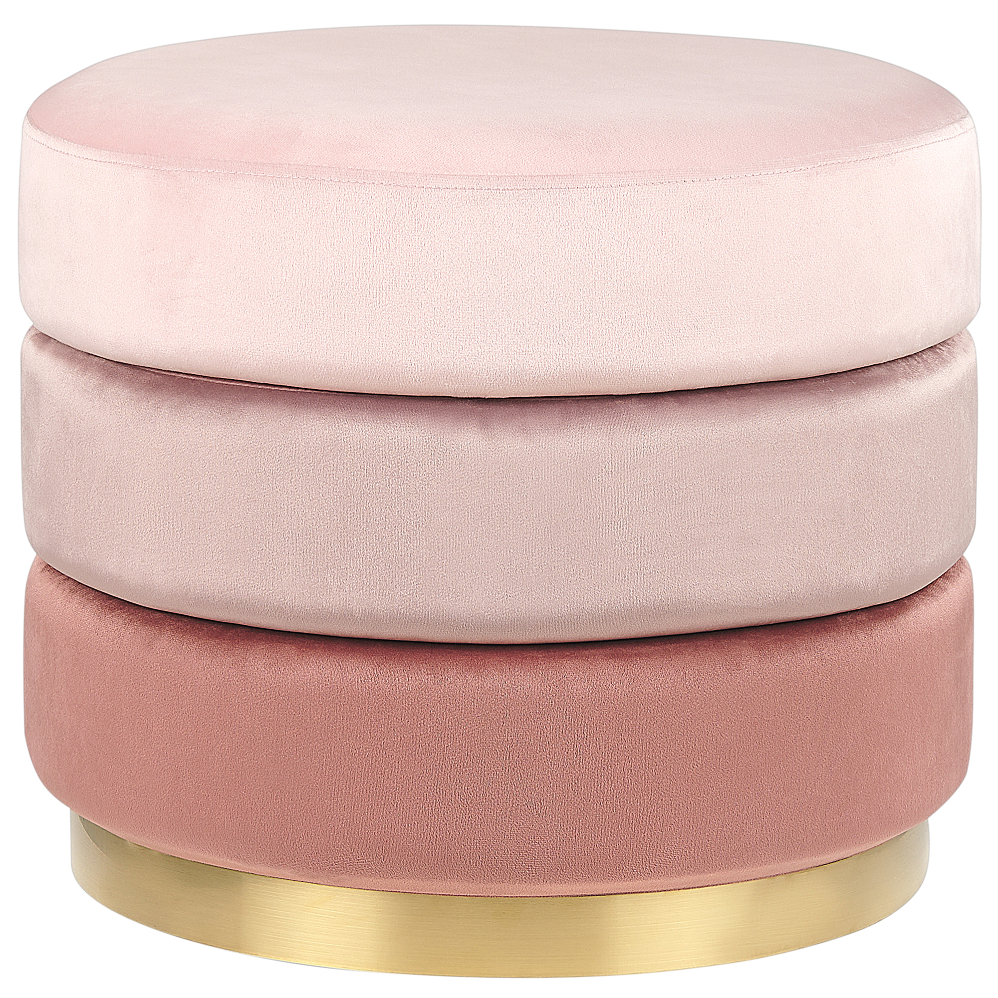 Sittpuff LOUIN Sammet Rosa