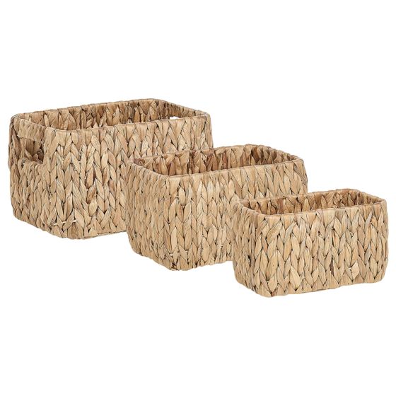 Set med 3 korgar HANOI Korg Naturlig