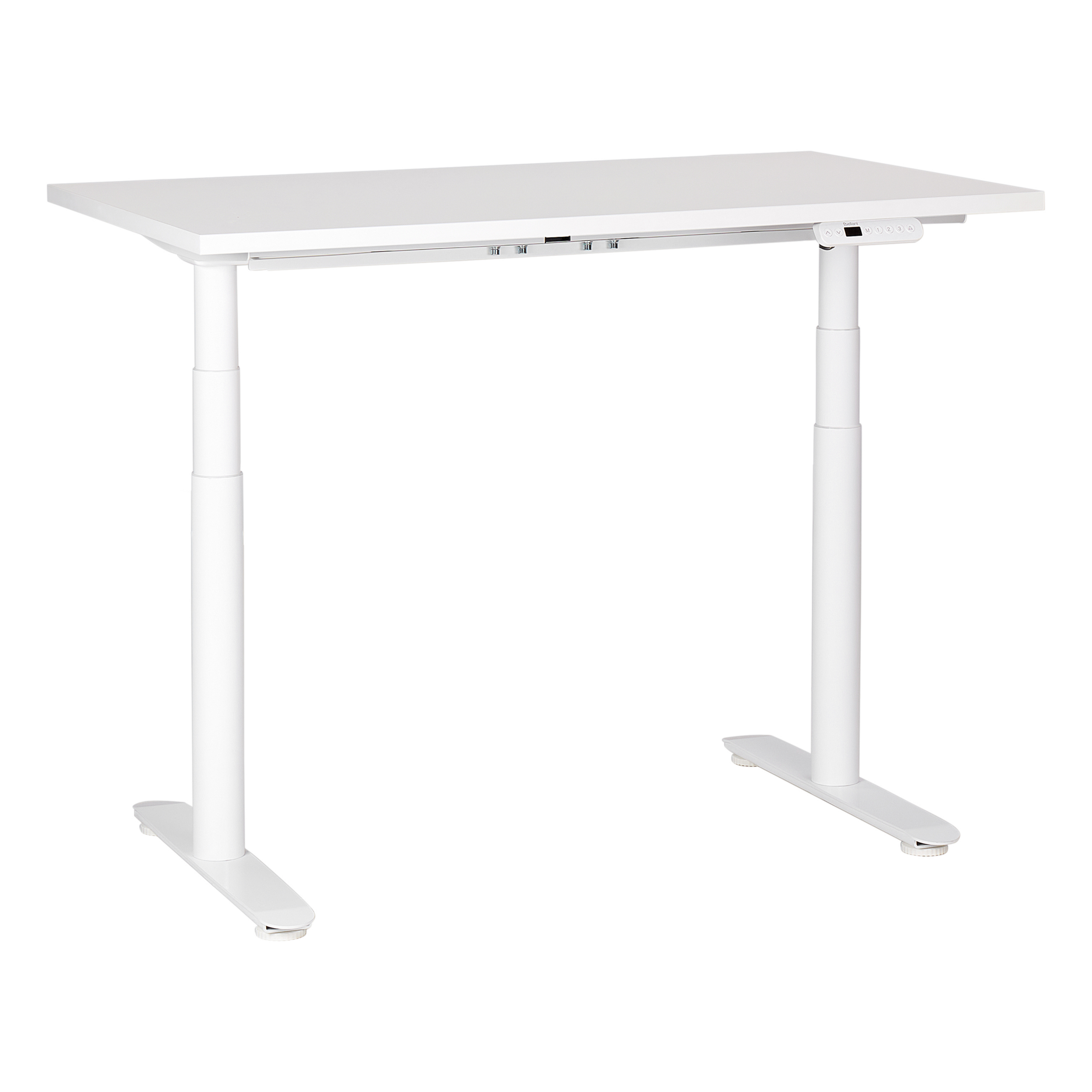 Elektriskt höj- och sänkbart skrivbord DESTINAS 120 cm 72 cm Vit